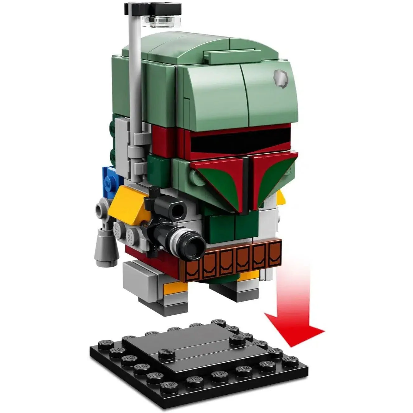LEGO [BrickHeadz] - Boba Fett Building Set - Star Wars Series (41629) - Image 2