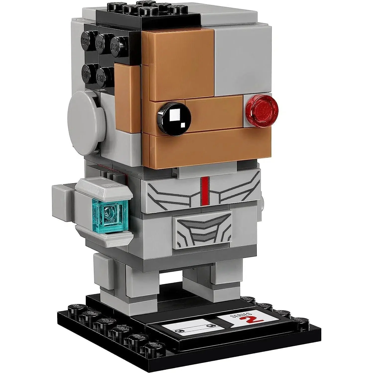 LEGO [BrickHeadz] - Cyborg Building Set - DC Comics Super Heroes Series (41601) - Image 2