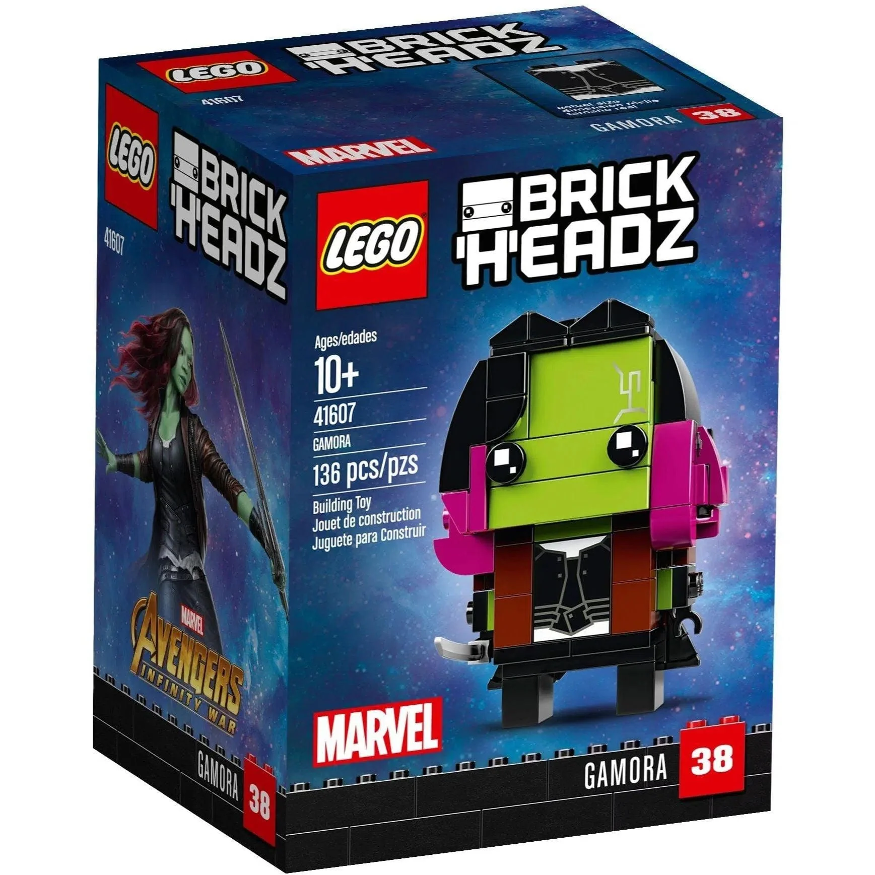 LEGO [BrickHeadz] - Gamora Building Set - Marvel Super Heroes Series (41607)