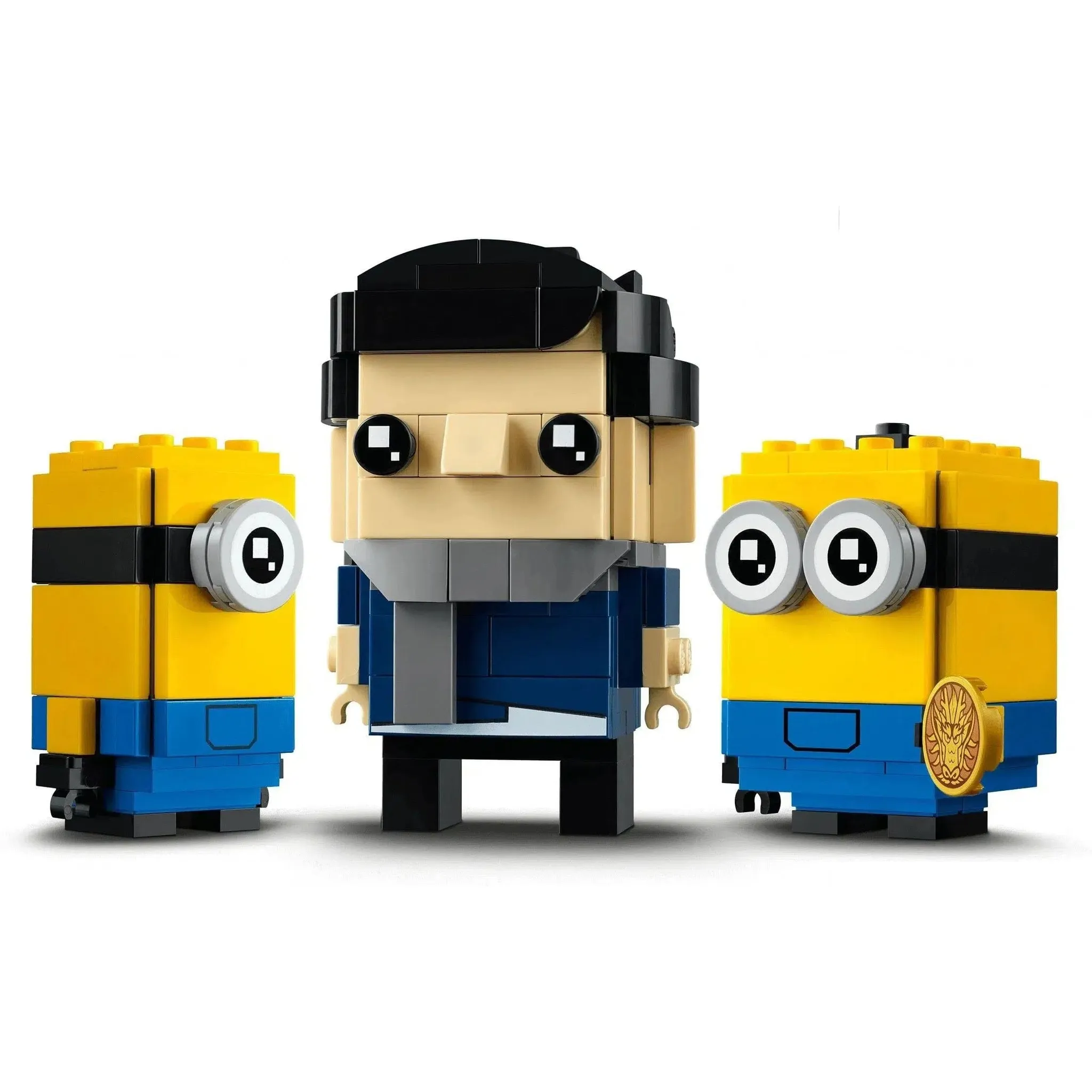 LEGO [BrickHeadz] - Gru, Stuart and Otto Building Set - Minions: The Rise of Gru Series (40420) - Image 2