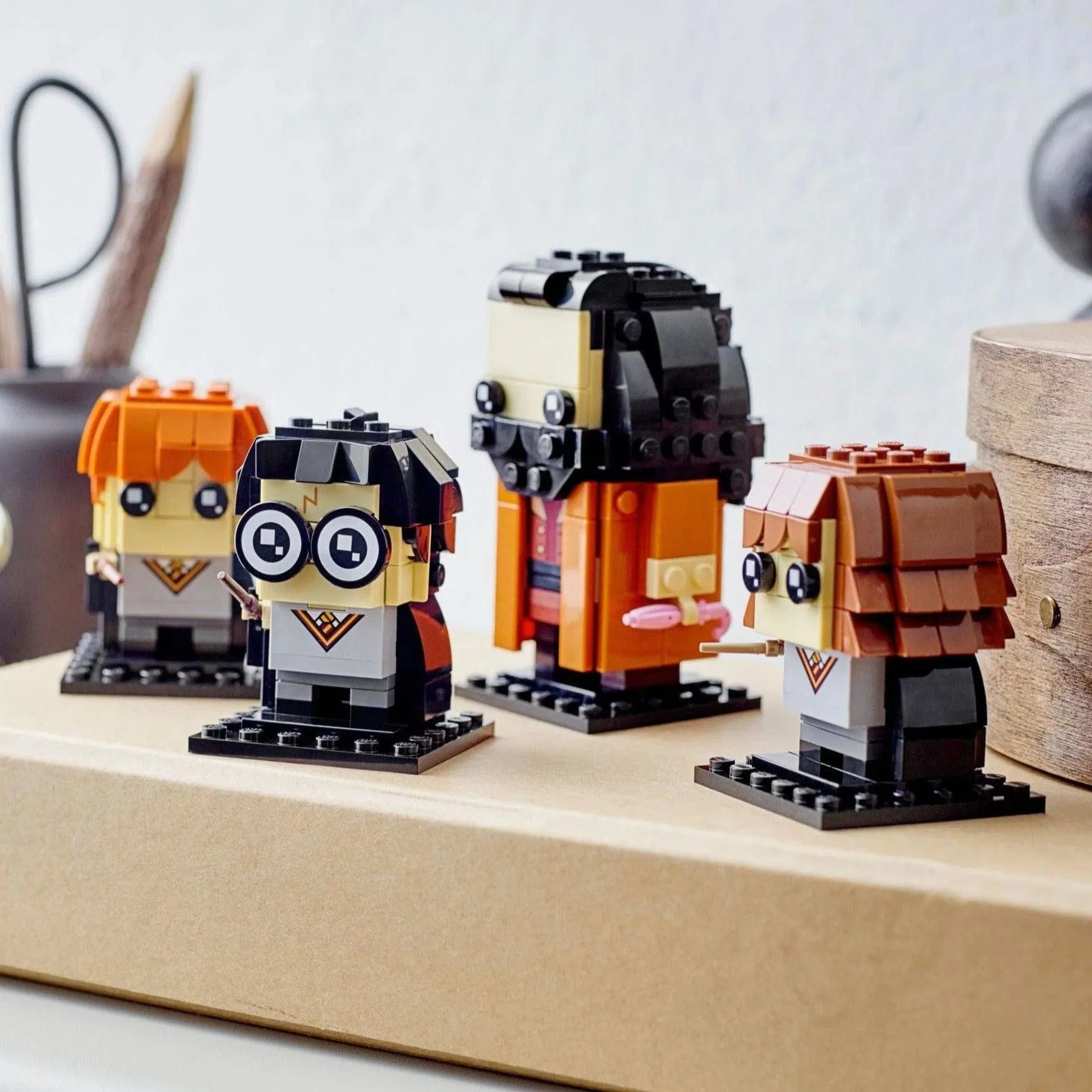LEGO [BrickHeadz] - Harry, Hermione, Ron & Hagrid Building Set - Wizarding World Series (40495) - Image 3