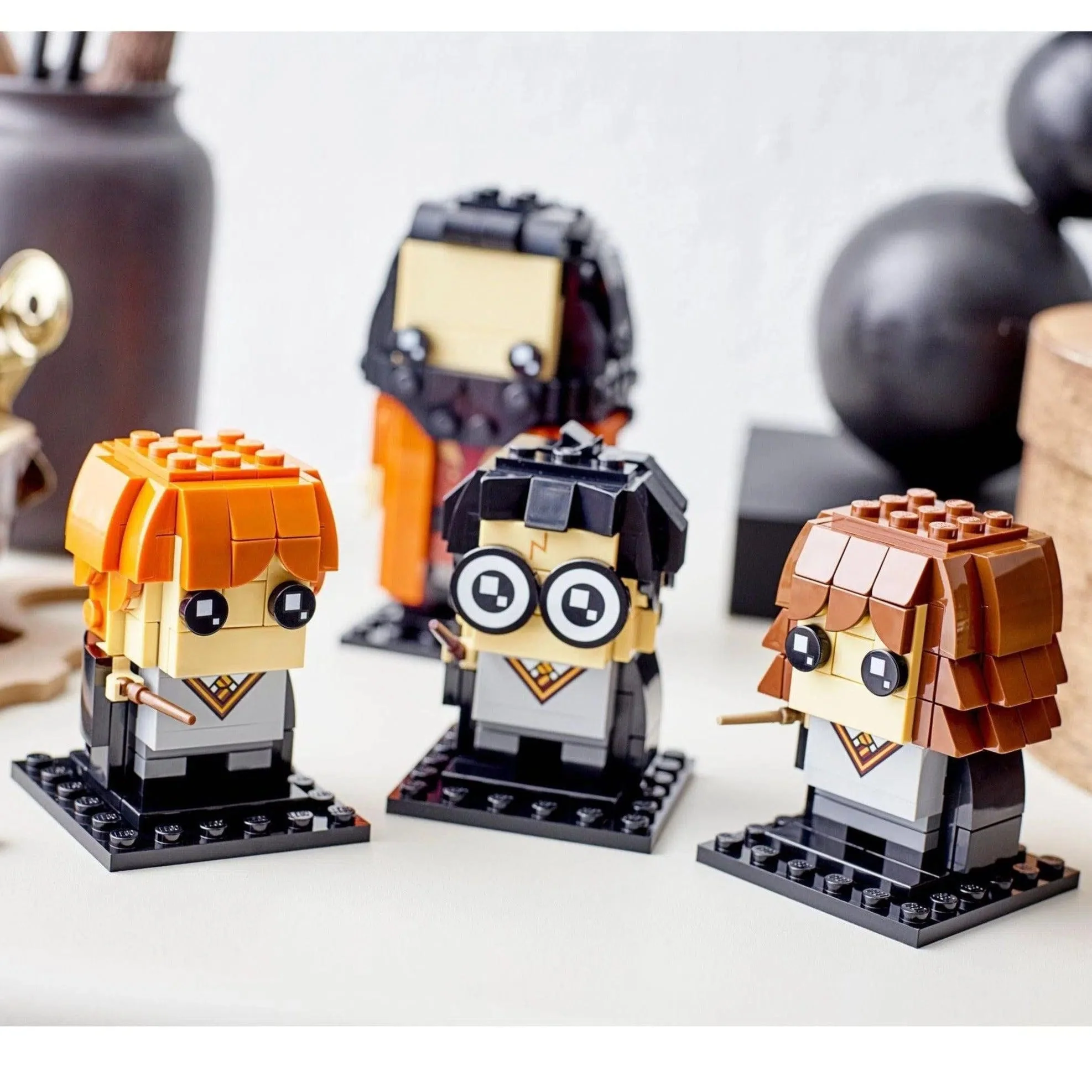 LEGO [BrickHeadz] - Harry, Hermione, Ron & Hagrid Building Set - Wizarding World Series (40495) - Image 4