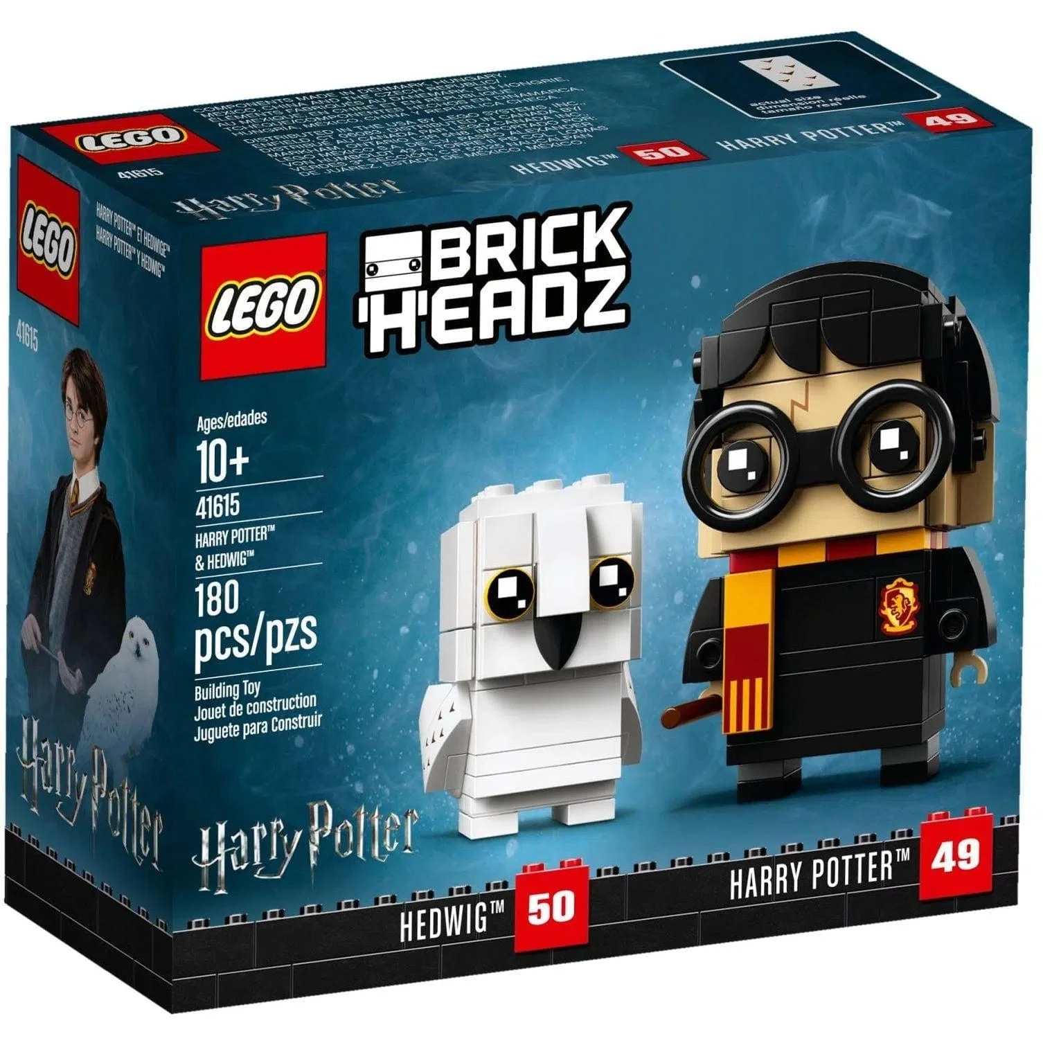 LEGO [BrickHeadz] - Harry Potter & Hedwig Building Set - Wizarding World Series (41615)
