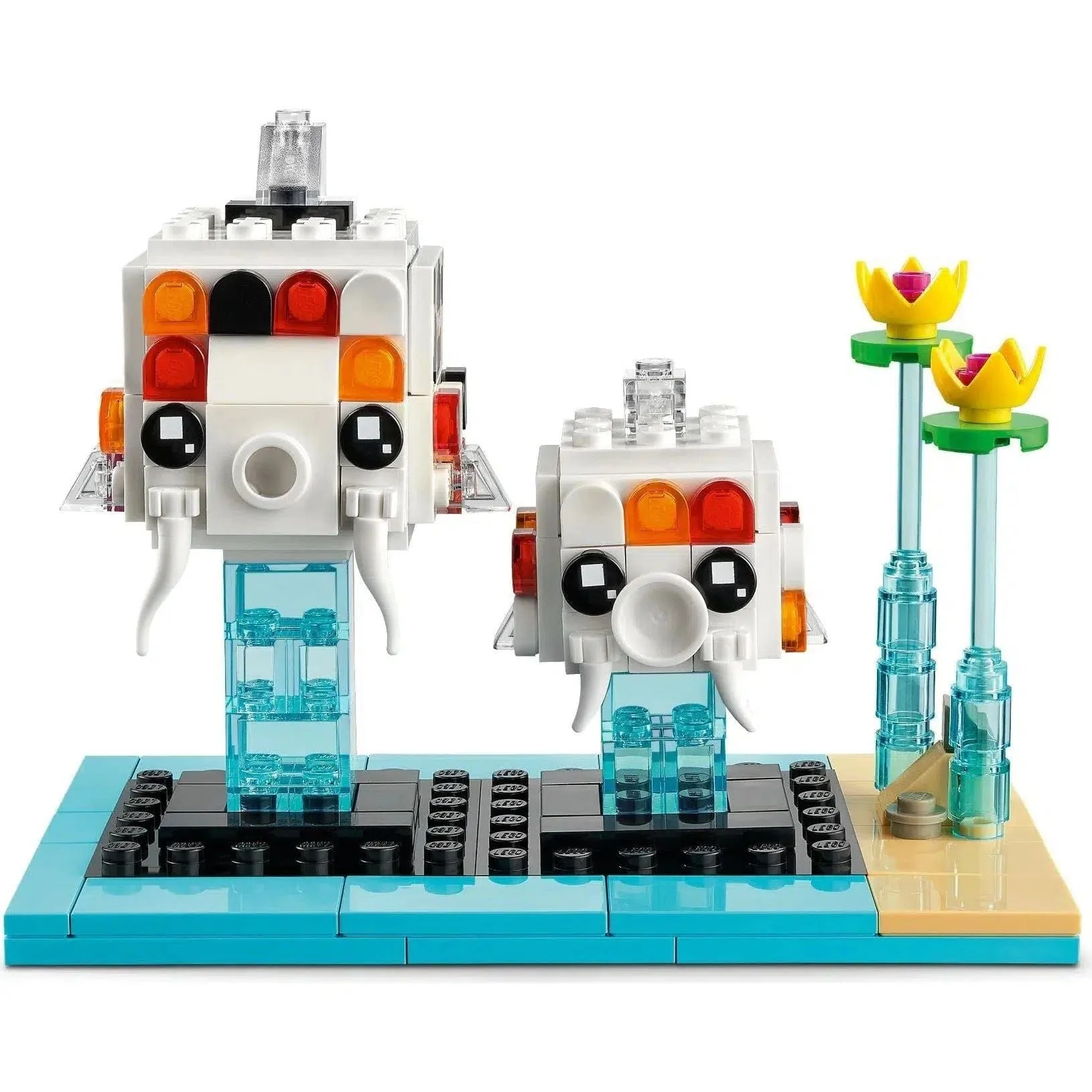 LEGO [BrickHeadz] - Koi Fish Building Set - Pets Series (40545) - Image 2