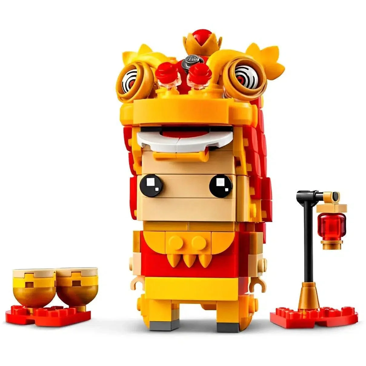 LEGO [BrickHeadz] - Lion Dance Guy Building Set - Seasonal Series (40540) - Image 2
