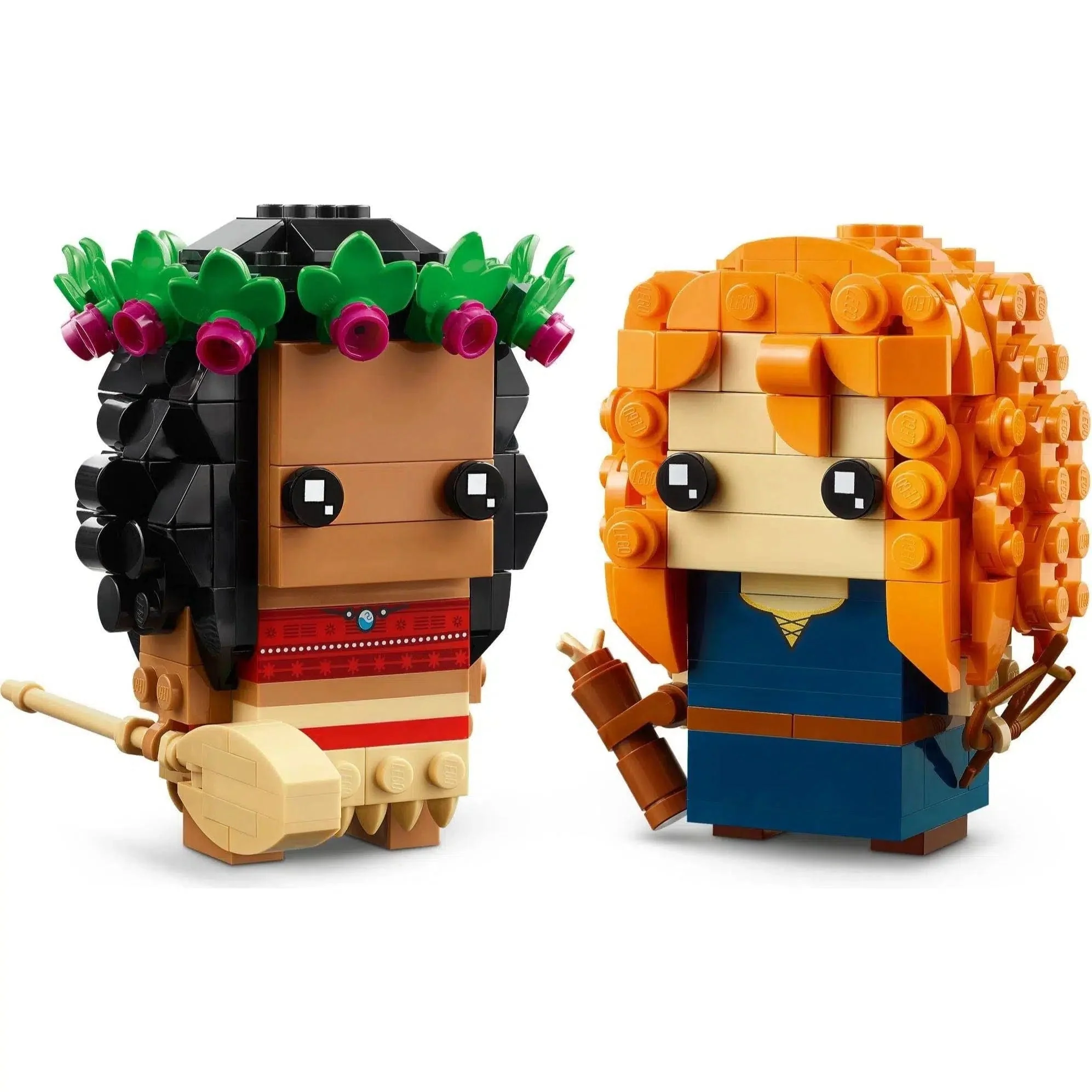 LEGO [BrickHeadz] - Moana & Merida Building Set - Disney Series (40621) - Image 2