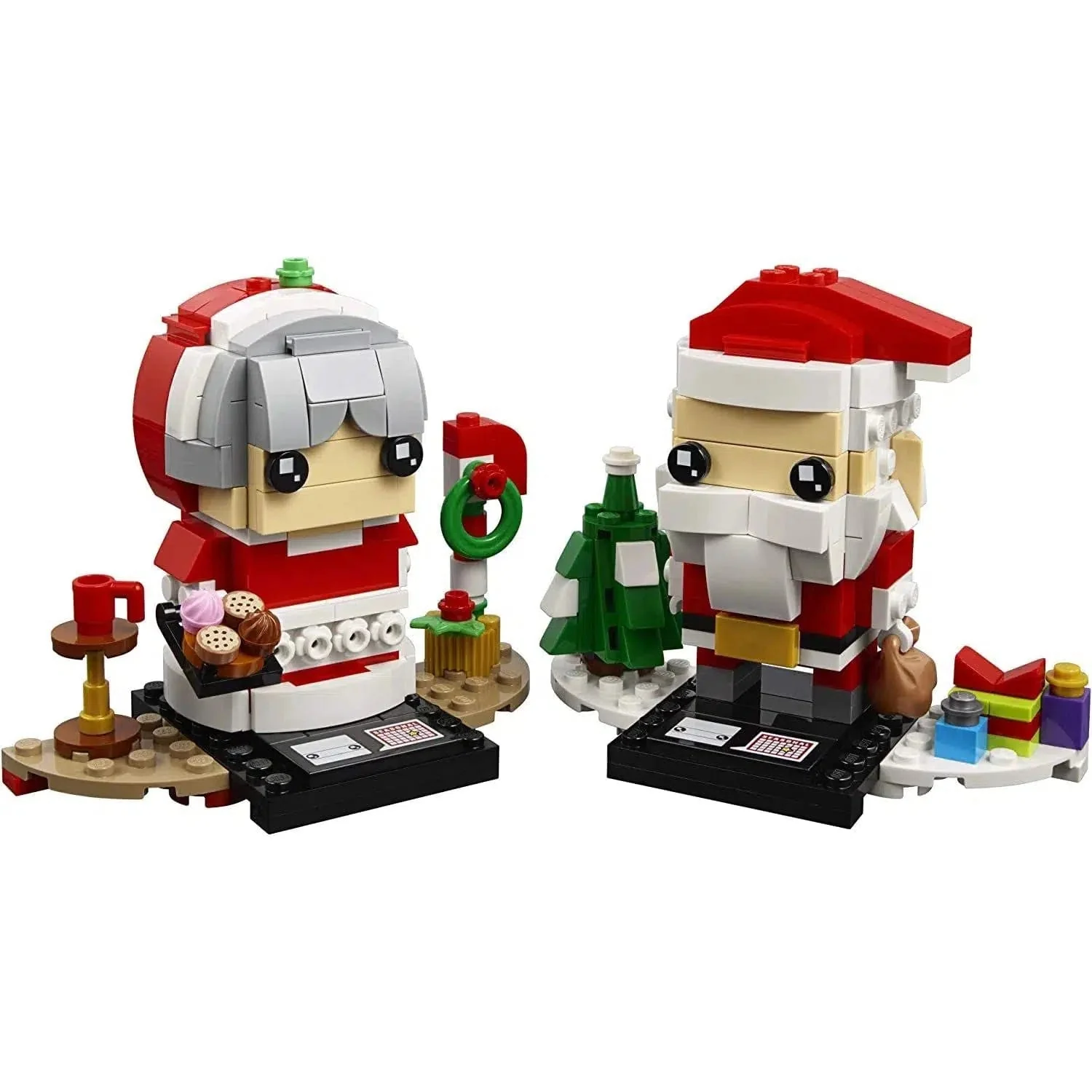 LEGO [BrickHeadz] - Mr. & Mrs. Claus Building Set - Seasonal Series (40274) - Image 2