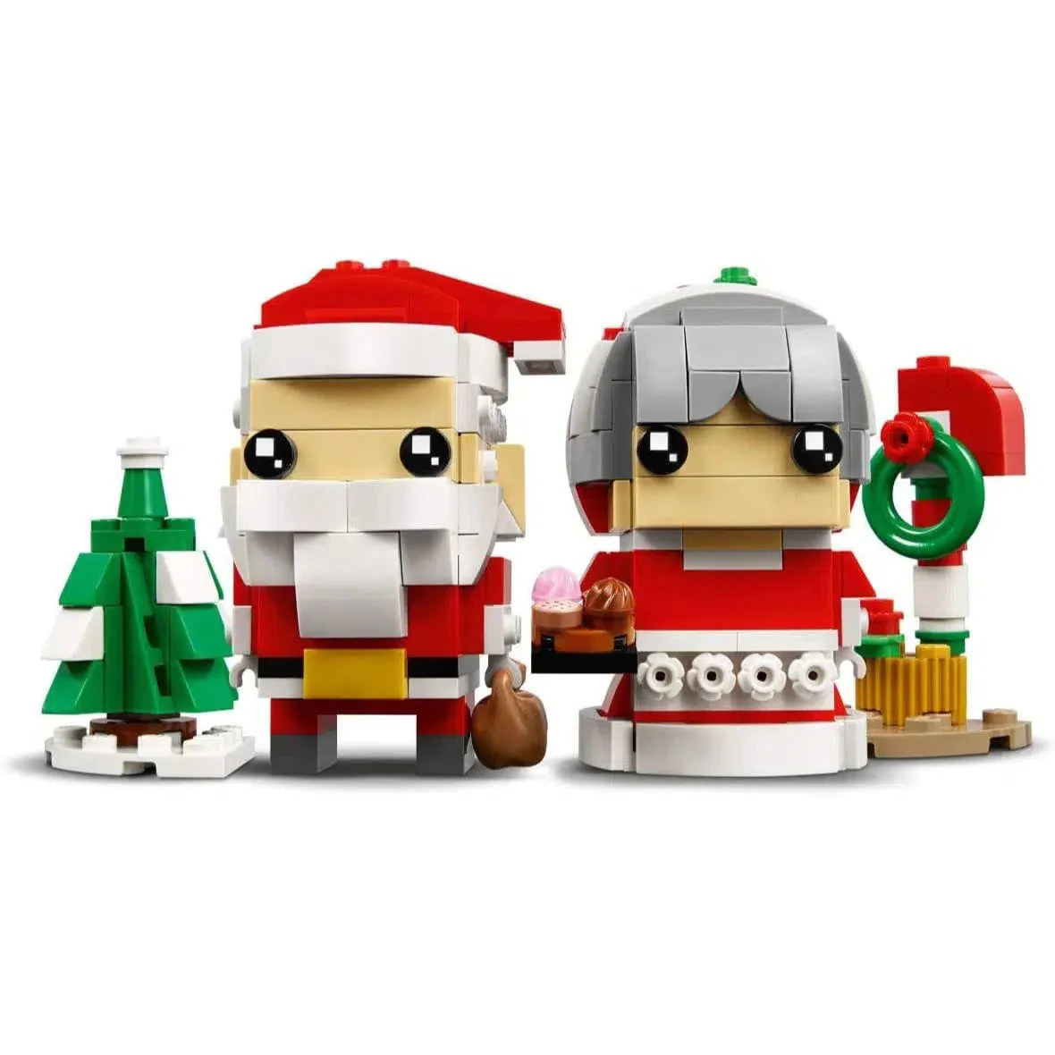 LEGO [BrickHeadz] - Mr. & Mrs. Claus Building Set - Seasonal Series (40274) - Image 3