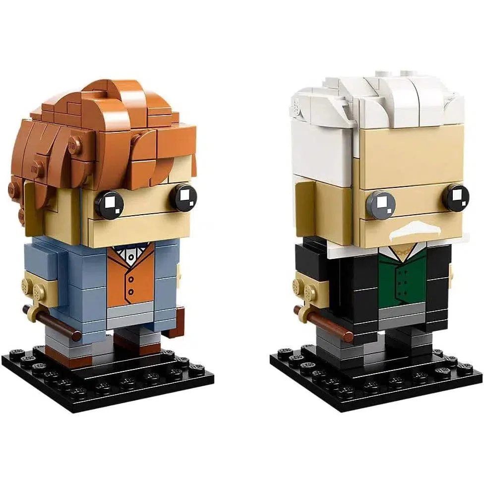 LEGO [BrickHeadz] - Newt Scamander & Gellert Grindelwald Building Set - Wizarding World Series (41631) - Image 2