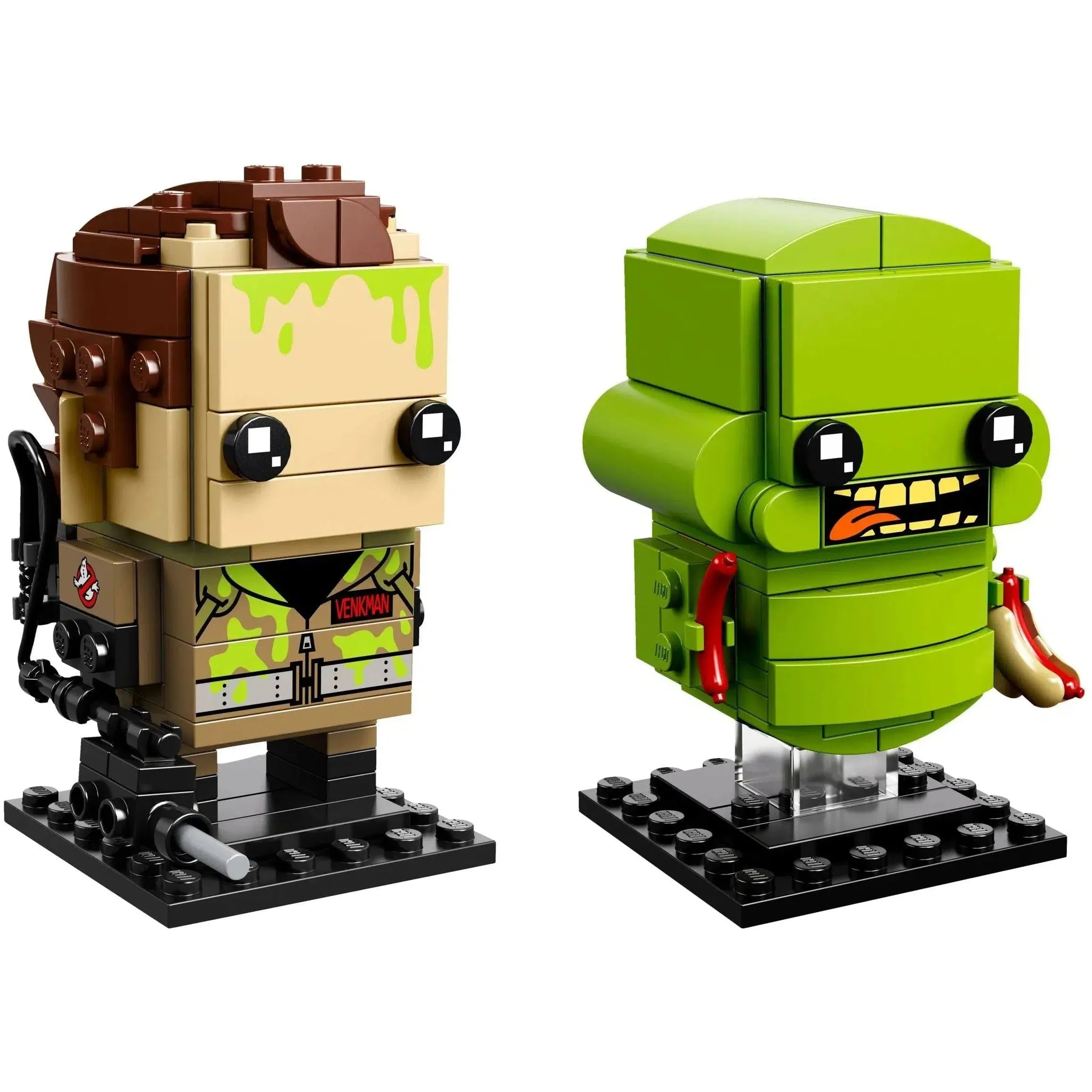 LEGO [BrickHeadz] - Peter Venkman & Slimer Building Set - Ghostbusters Series (41622) - Image 2