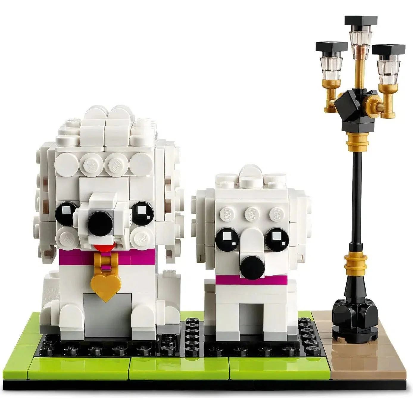 LEGO [BrickHeadz] - Poodles Building Set - Pets Series (40546) - Image 2