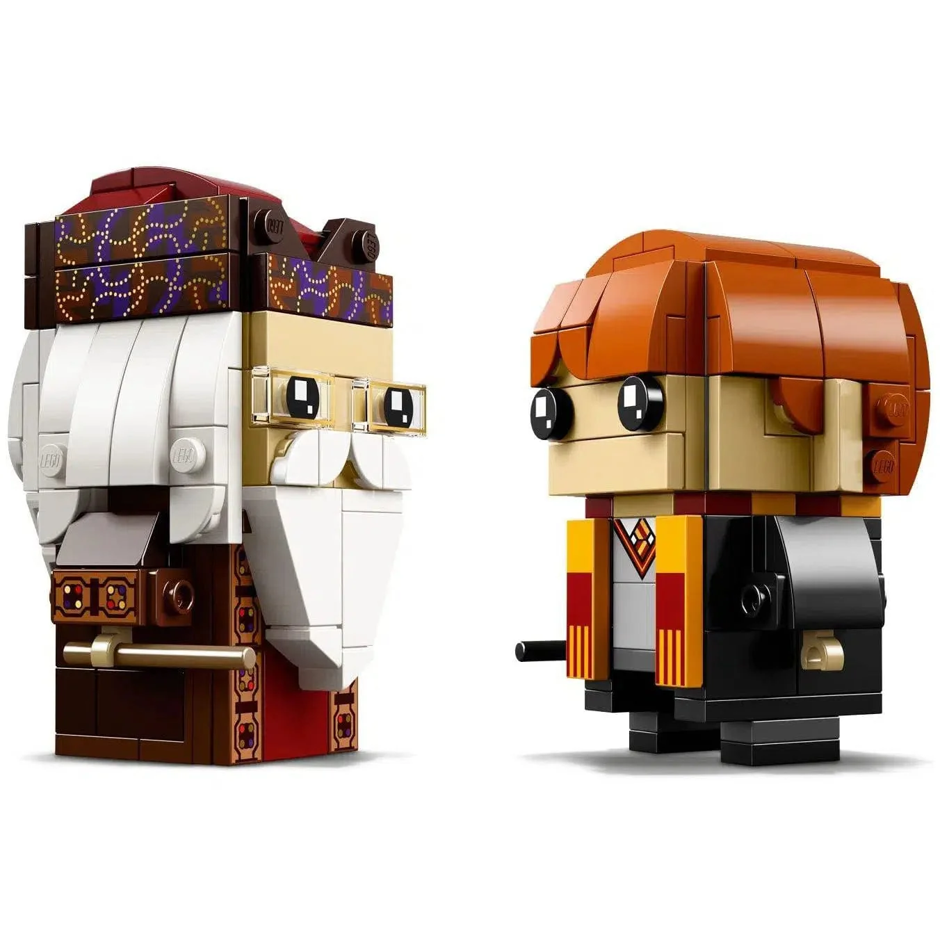 LEGO [BrickHeadz] - Ron Weasley & Albus Dumbledore Building Set - Wizarding World Series (41621) - Image 3