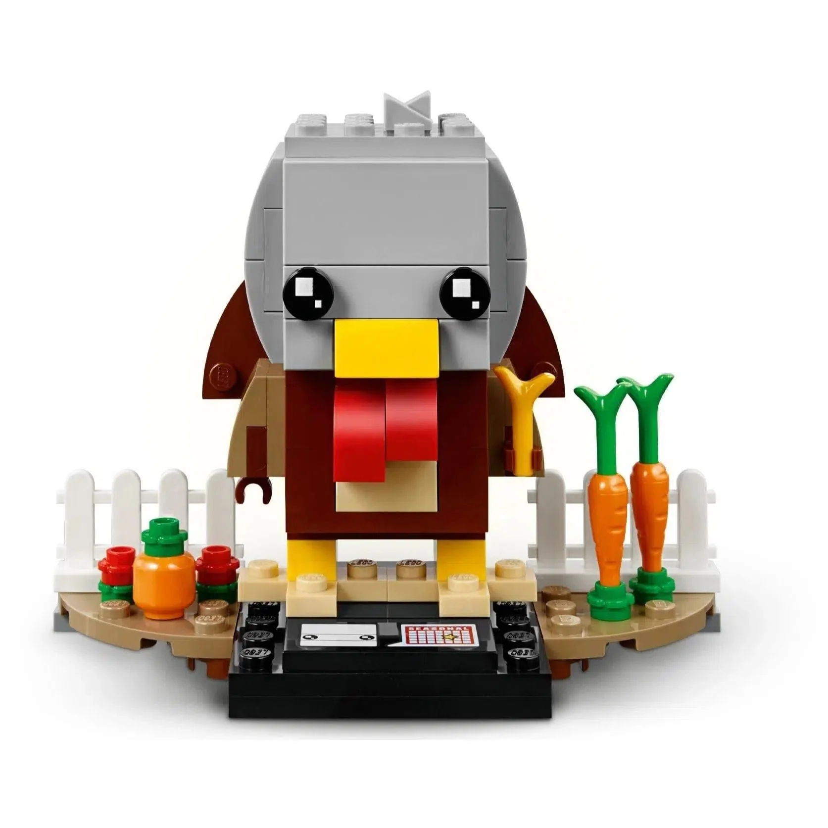 LEGO [BrickHeadz] - Thanksgiving Turkey Building Set - Seasonal Series (40273) - Image 2
