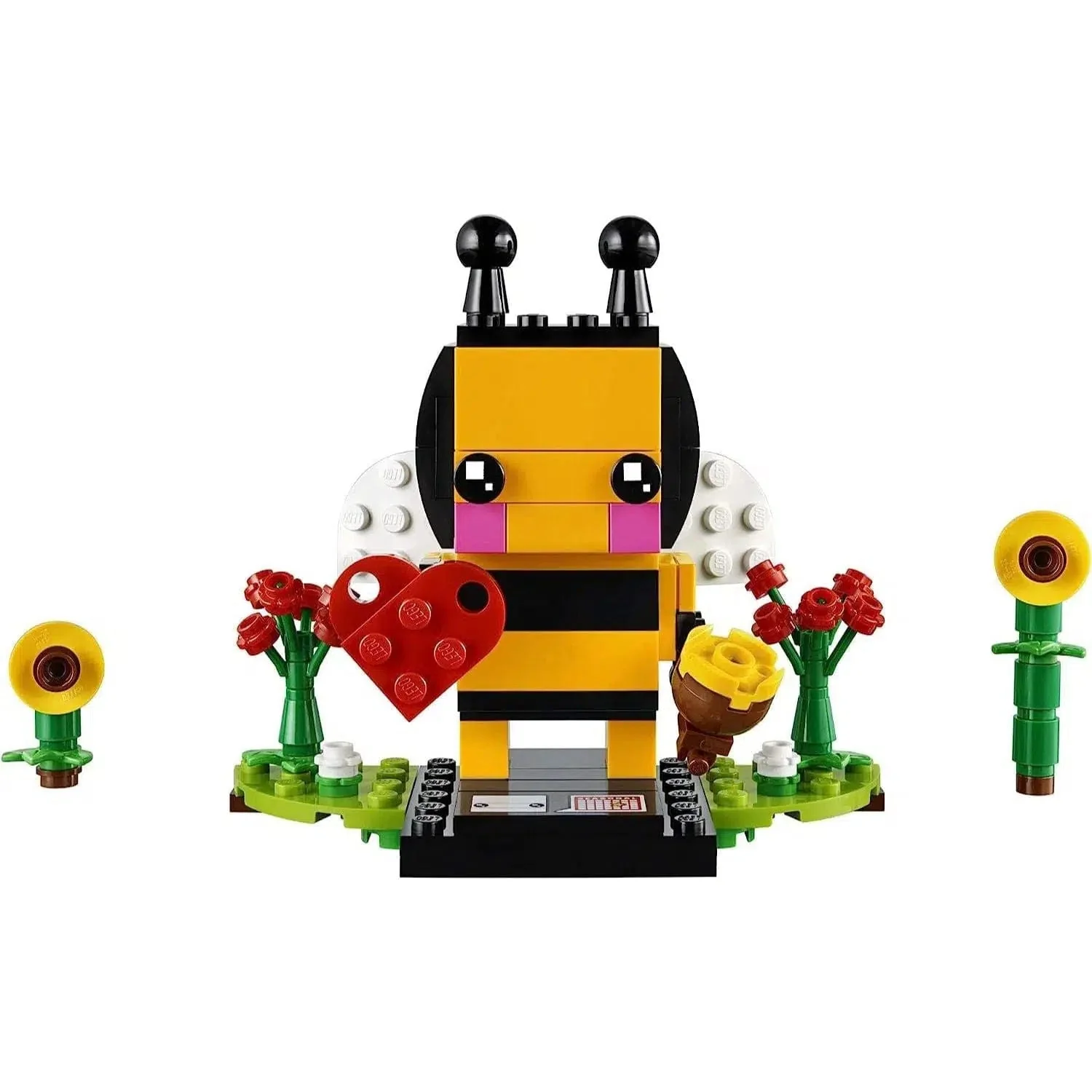 LEGO [BrickHeadz] - Valentine's Bee Building Set - Seasonal Series (40270) - Image 2