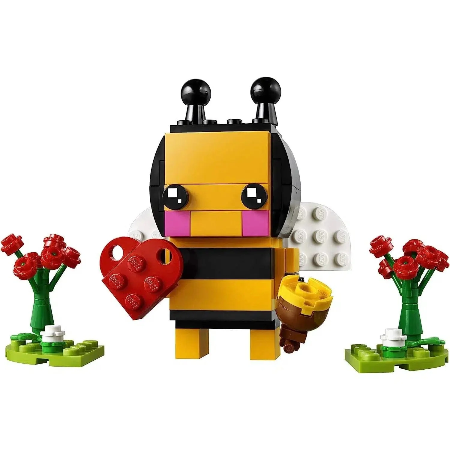 LEGO [BrickHeadz] - Valentine's Bee Building Set - Seasonal Series (40270) - Image 3