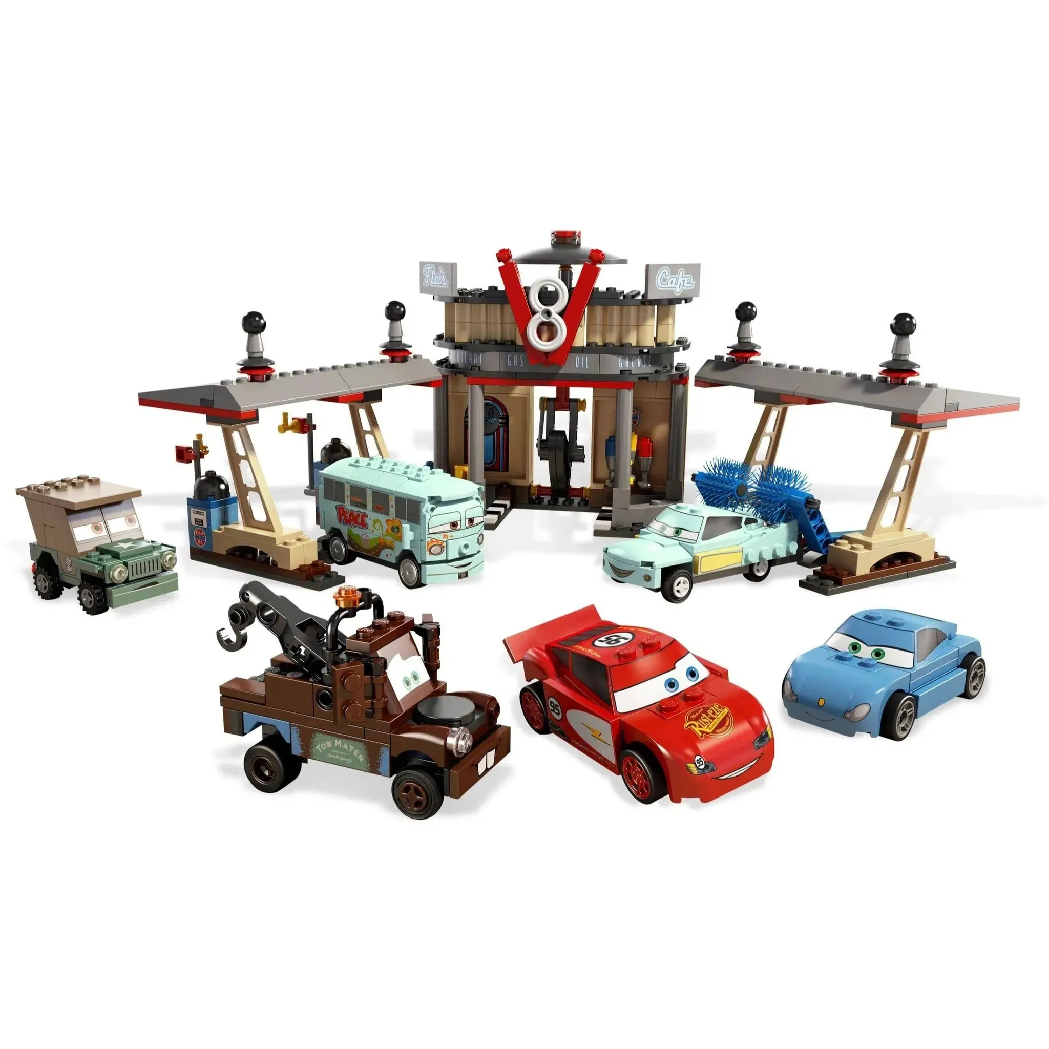 LEGO [Cars] - Flo's V8 Cafe Building Set - Original Film Series (8487) - Image 2