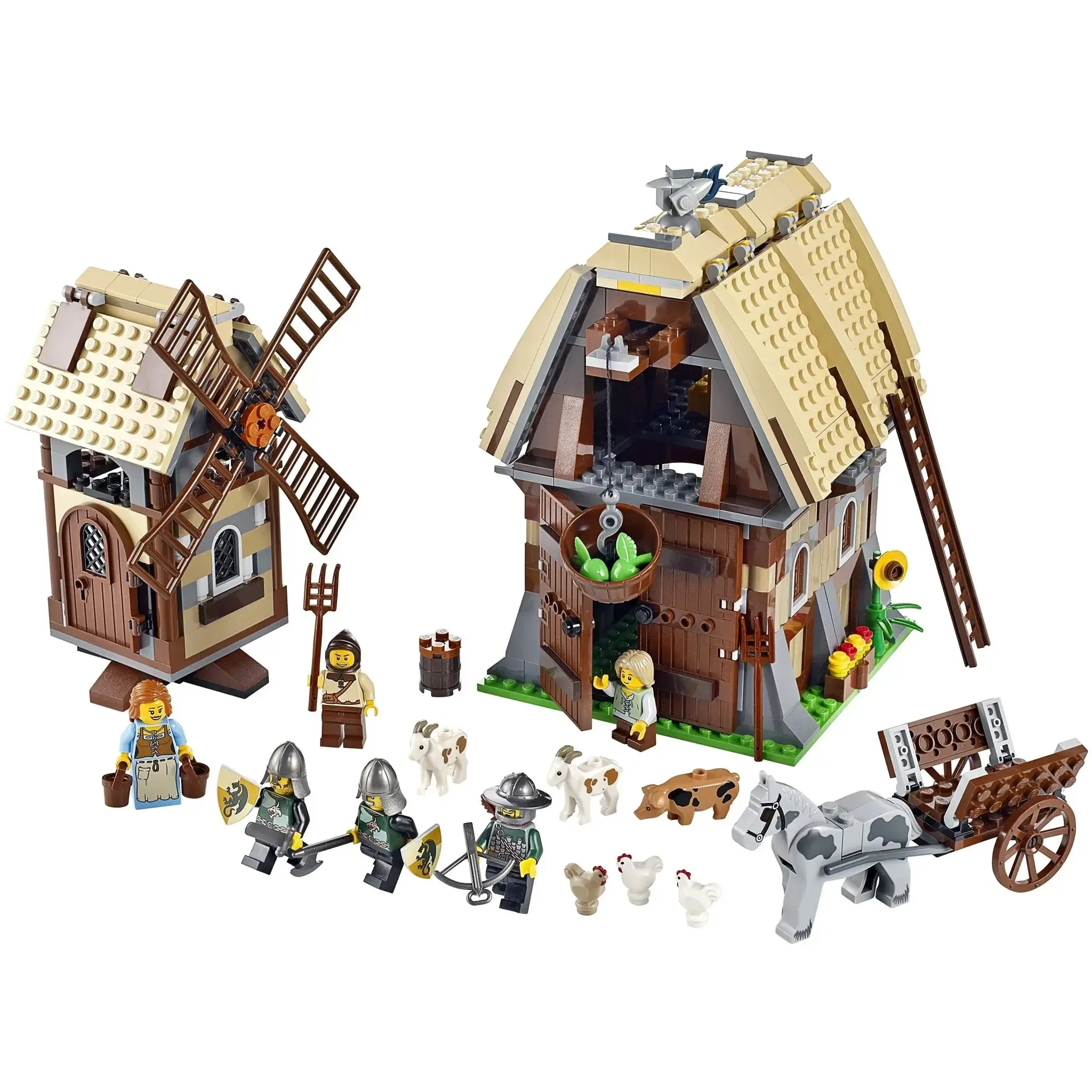 LEGO [Castle] - Mill Village Raid Building Set - Kingdoms Series (7189) - Image 2