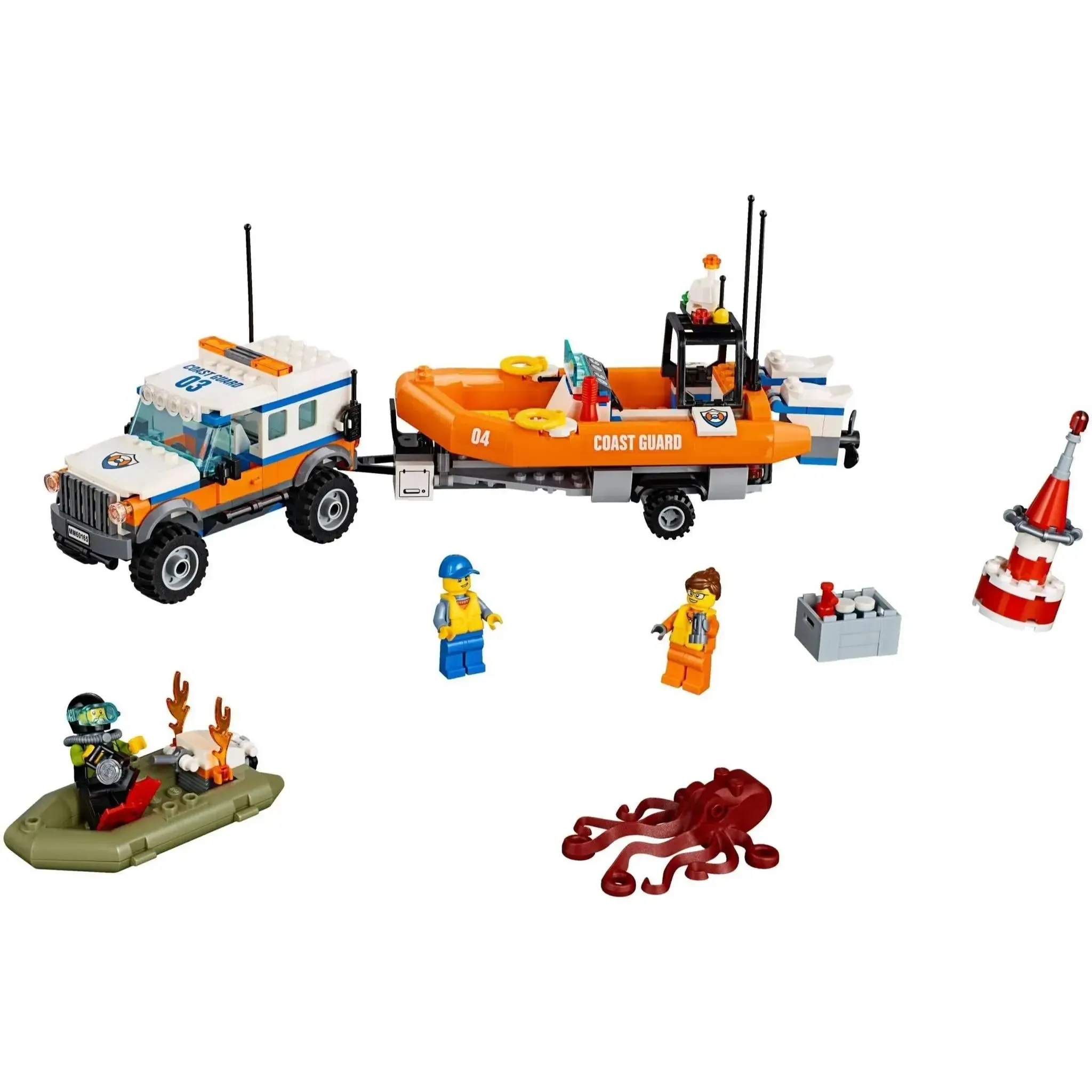 LEGO [City] - 4 x 4 Response Unit Building Set - Coast Guard Series (60165) - Image 2