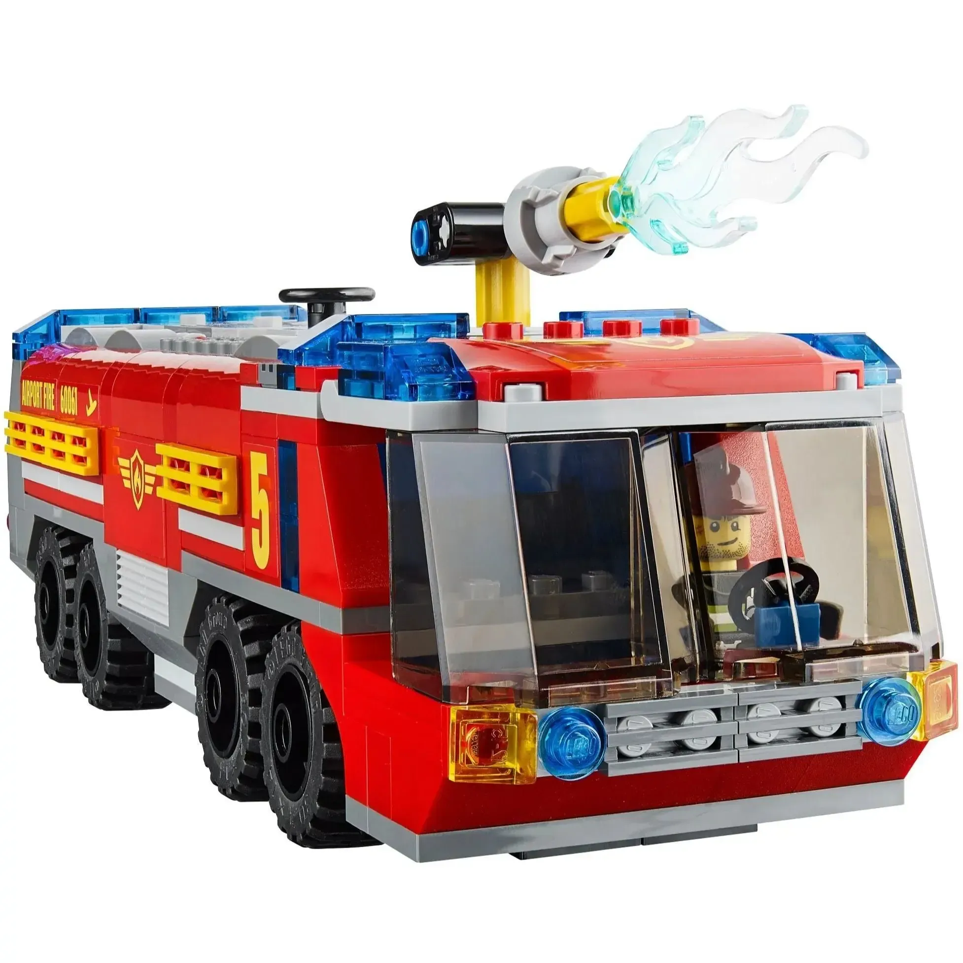 LEGO [City] - Airport Fire Truck Building Set - Airport Series (60061) - Image 4