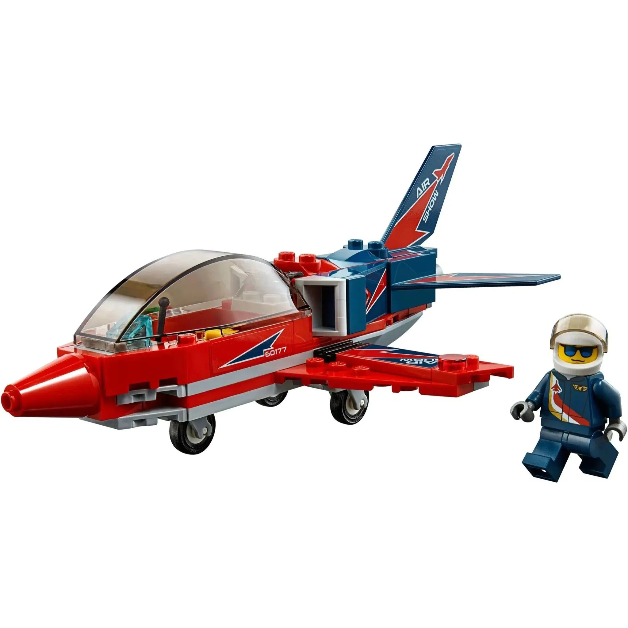 LEGO [City] - Airshow Jet Building Set - Air Show Series (60177) - Image 2