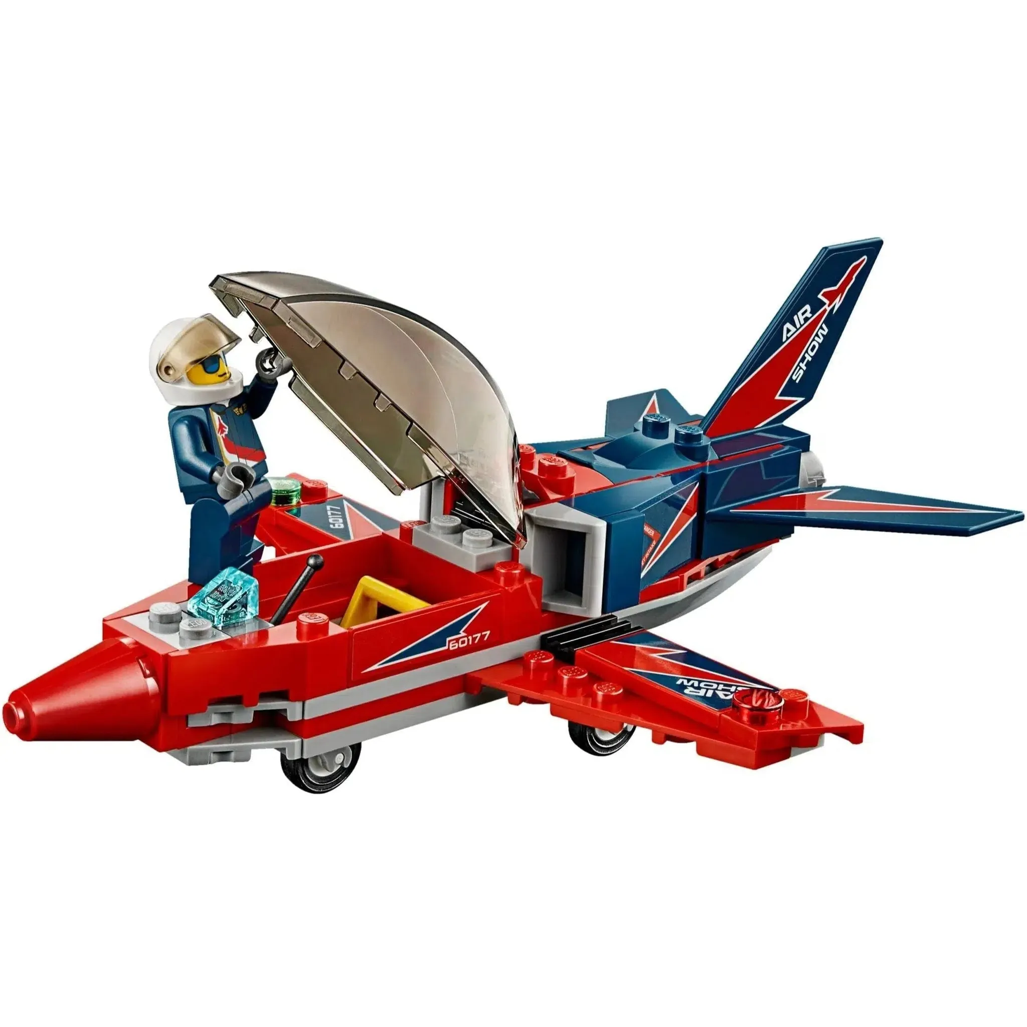 LEGO [City] - Airshow Jet Building Set - Air Show Series (60177) - Image 4