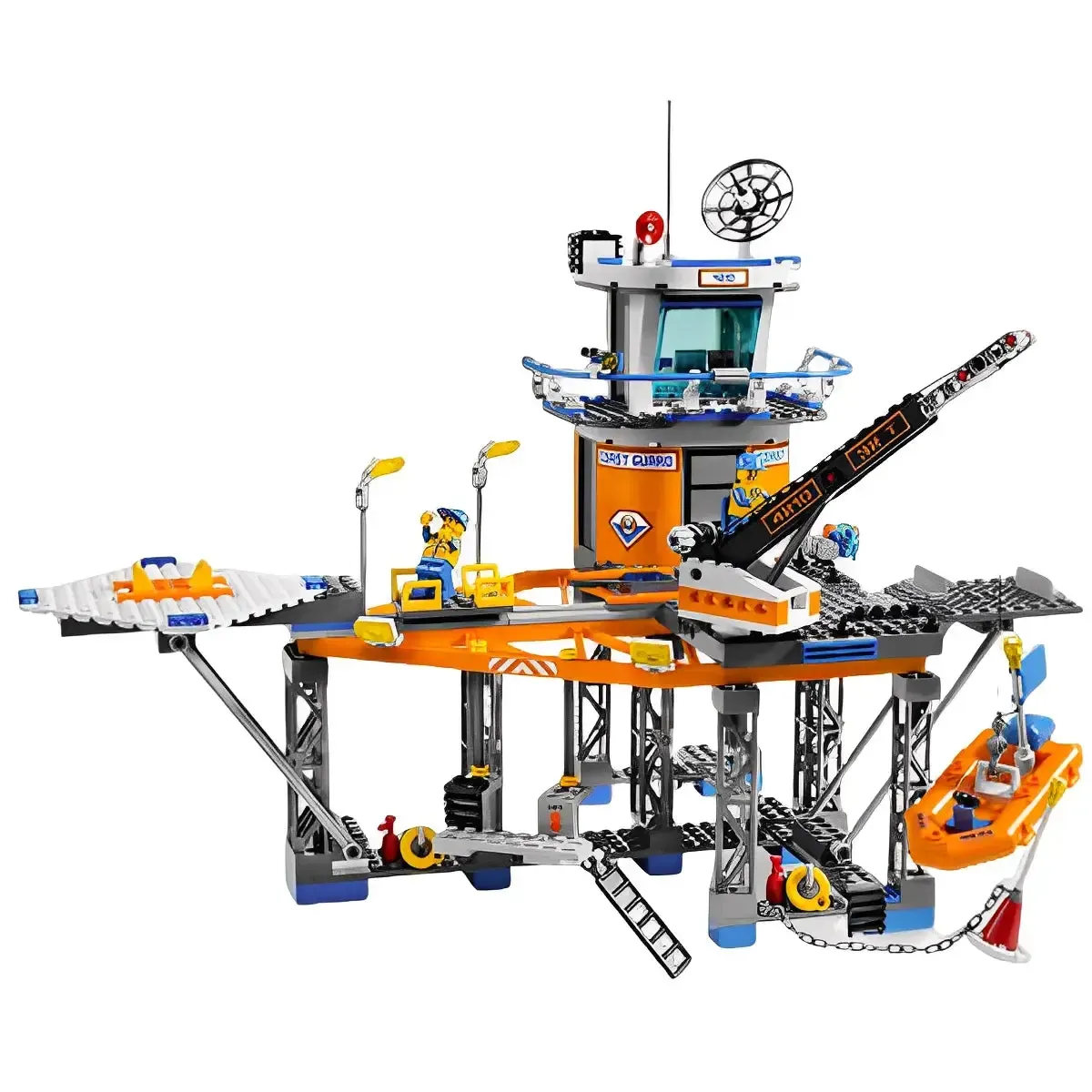 LEGO [City] - Coast Guard Platform Building Set - Coast Guard Series (4210) - Image 3
