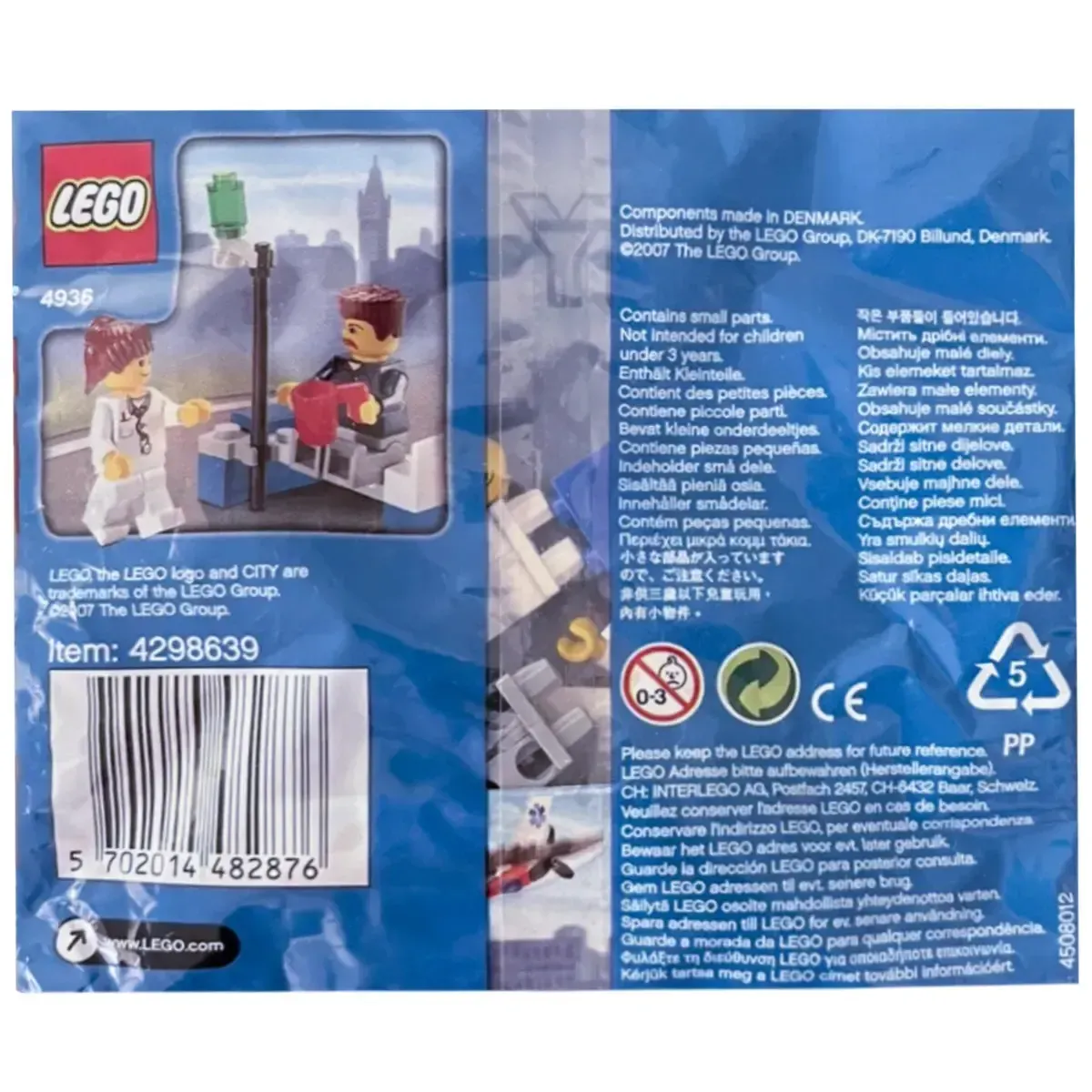 LEGO [City] - Doc & Patient Building Set - Medical Series (4936) - Image 3
