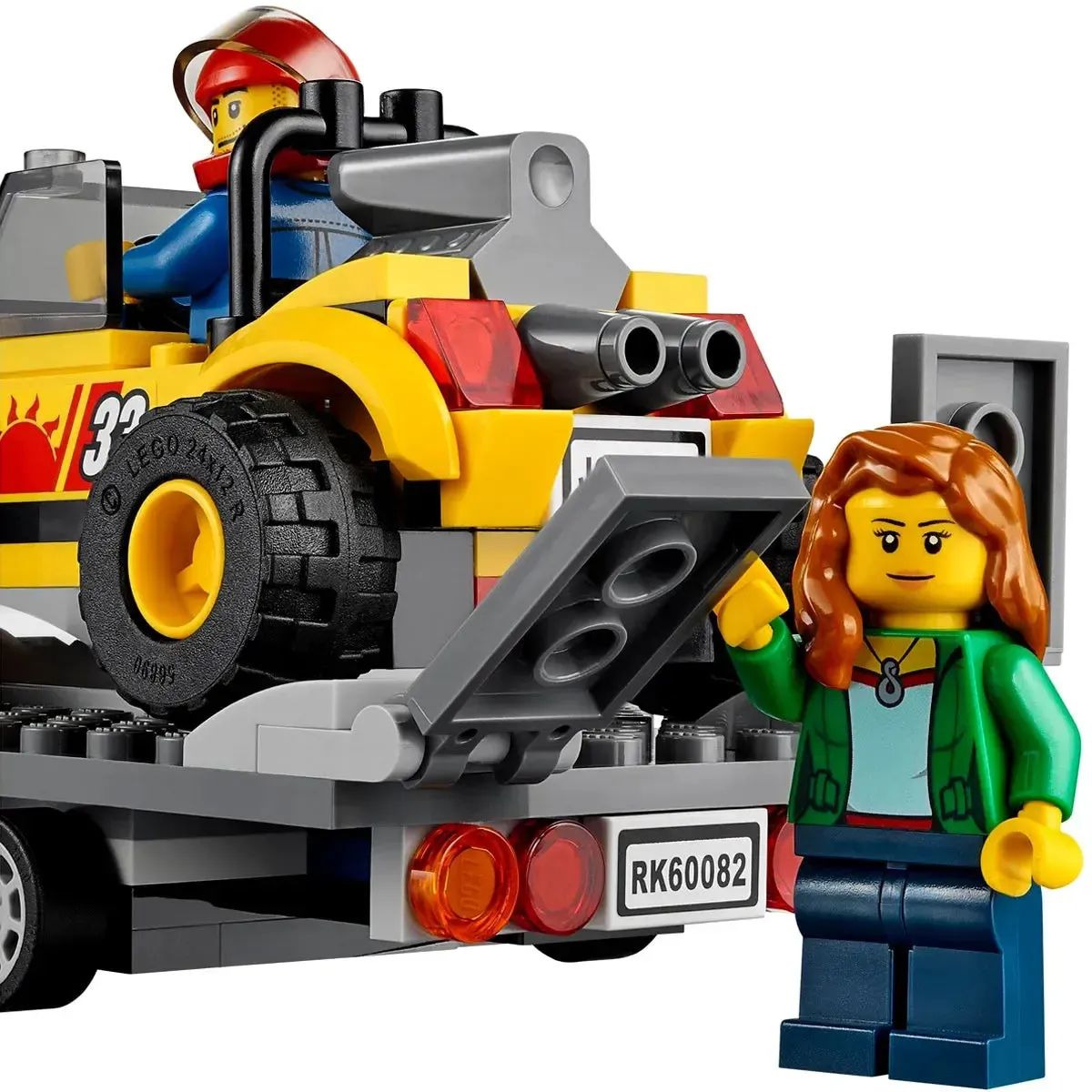 LEGO [City] - Dune Buggy Trailer Building Set - Beach Series (60082) - Image 9