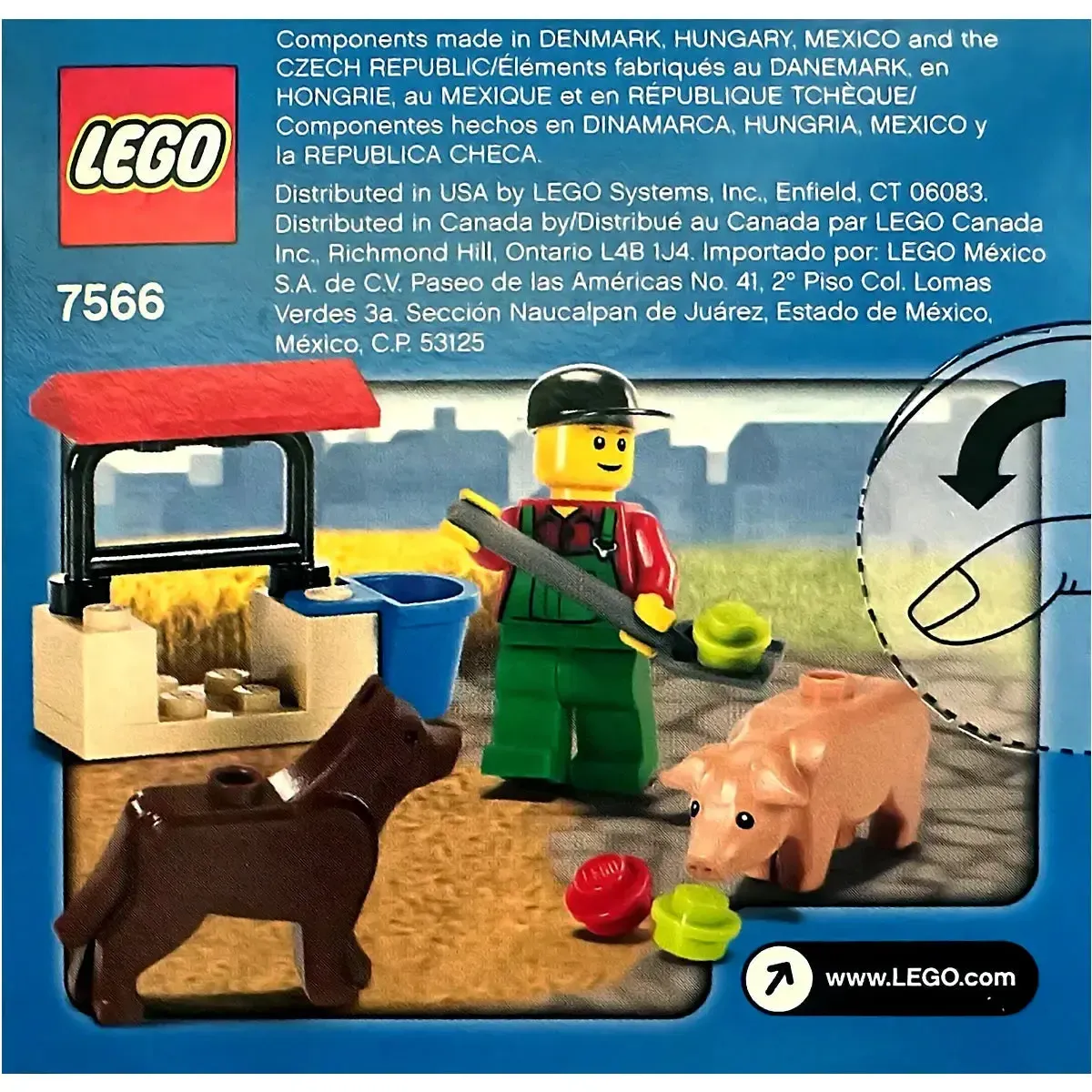 LEGO [City] - Farmer Building Set - Farm Series (7566) - Image 3