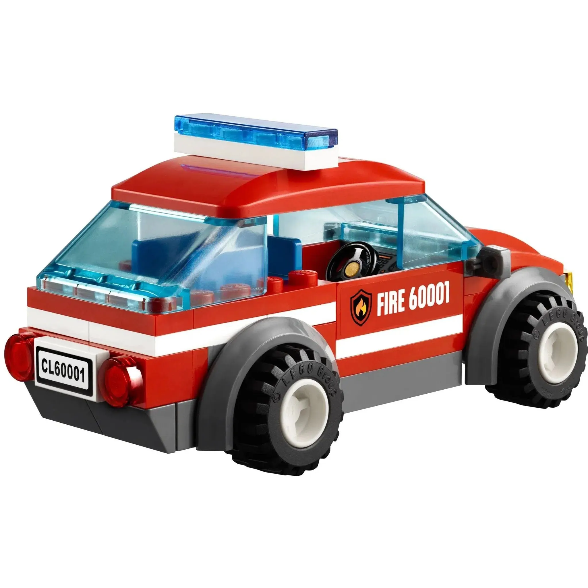 LEGO [City] - Fire Chief Car Building Set - Fire Series (60001) - Image 5