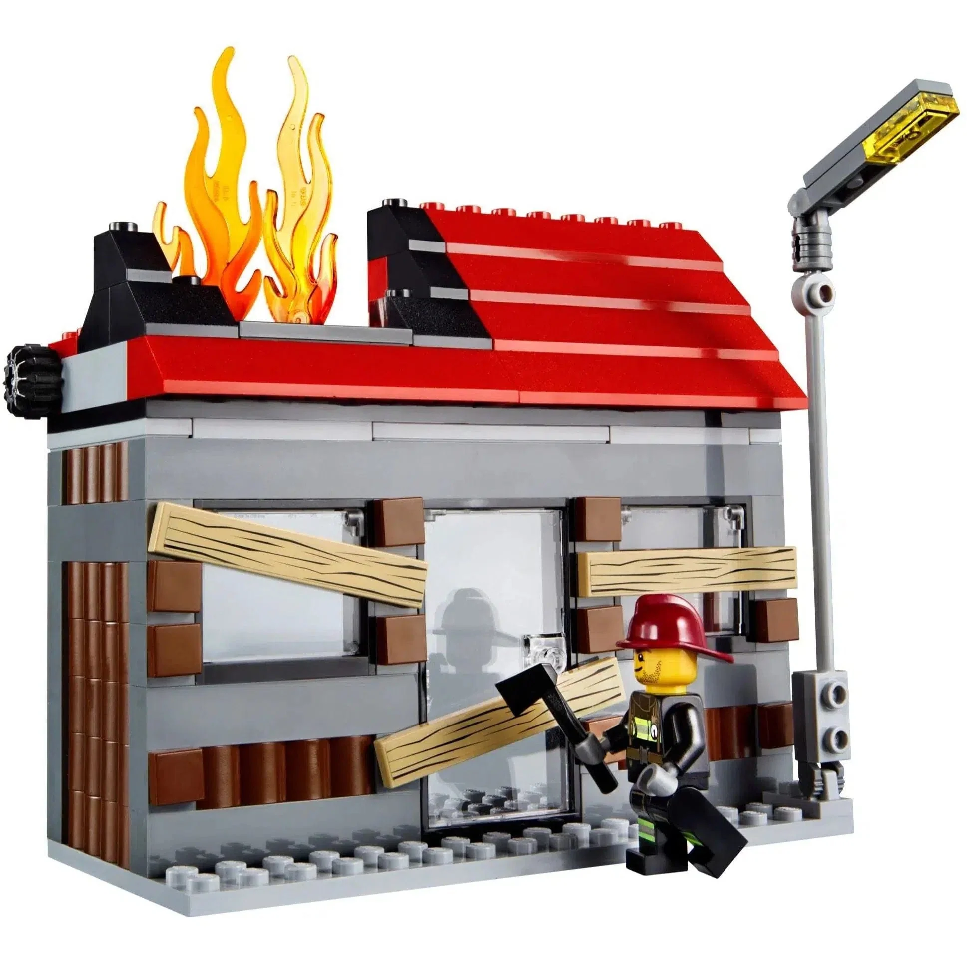 LEGO [City] - Fire Emergency Building Set - Fire Series (60003) - Image 4