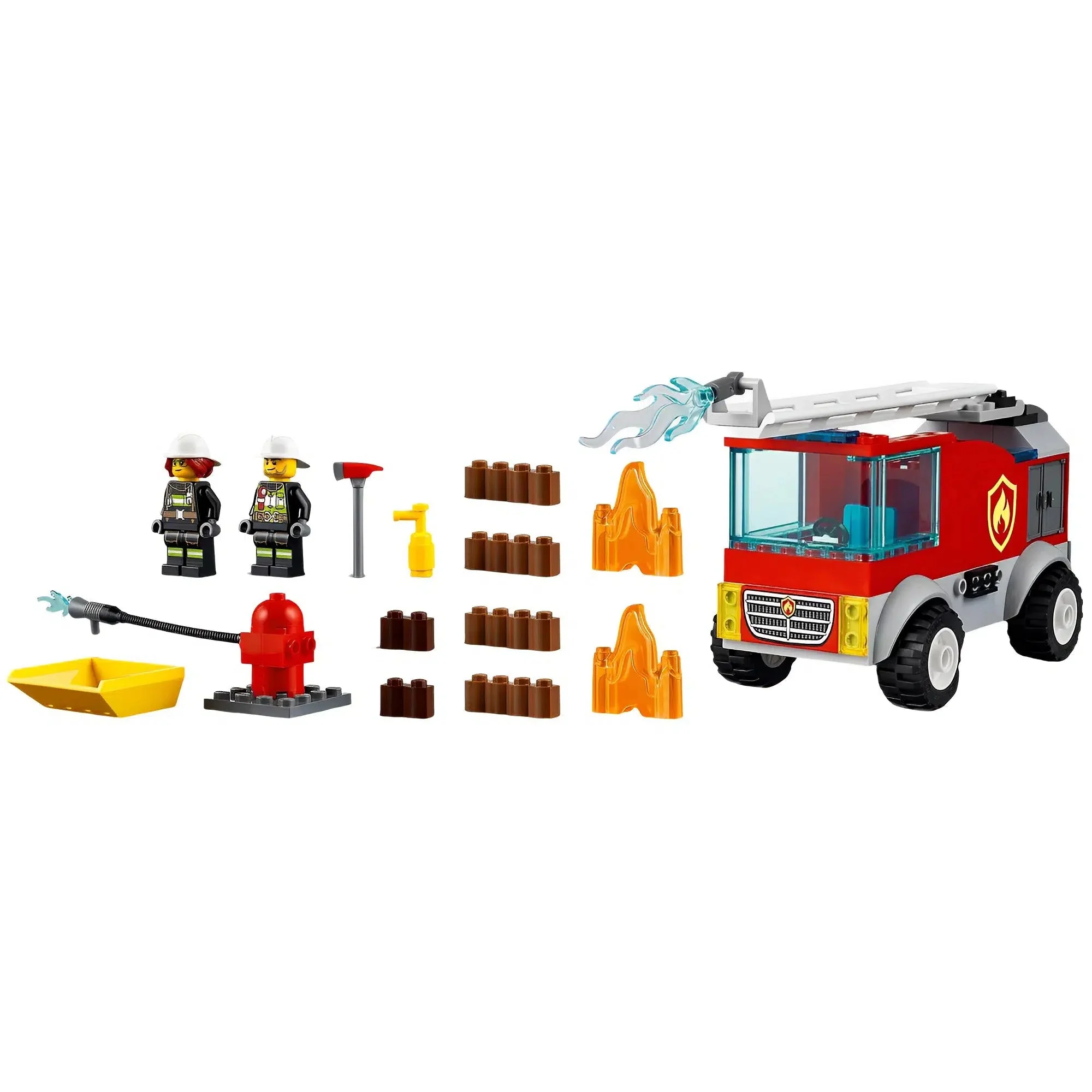 LEGO [City] - Fire Ladder Truck Building Set - Fire Series (60280) - Image 2