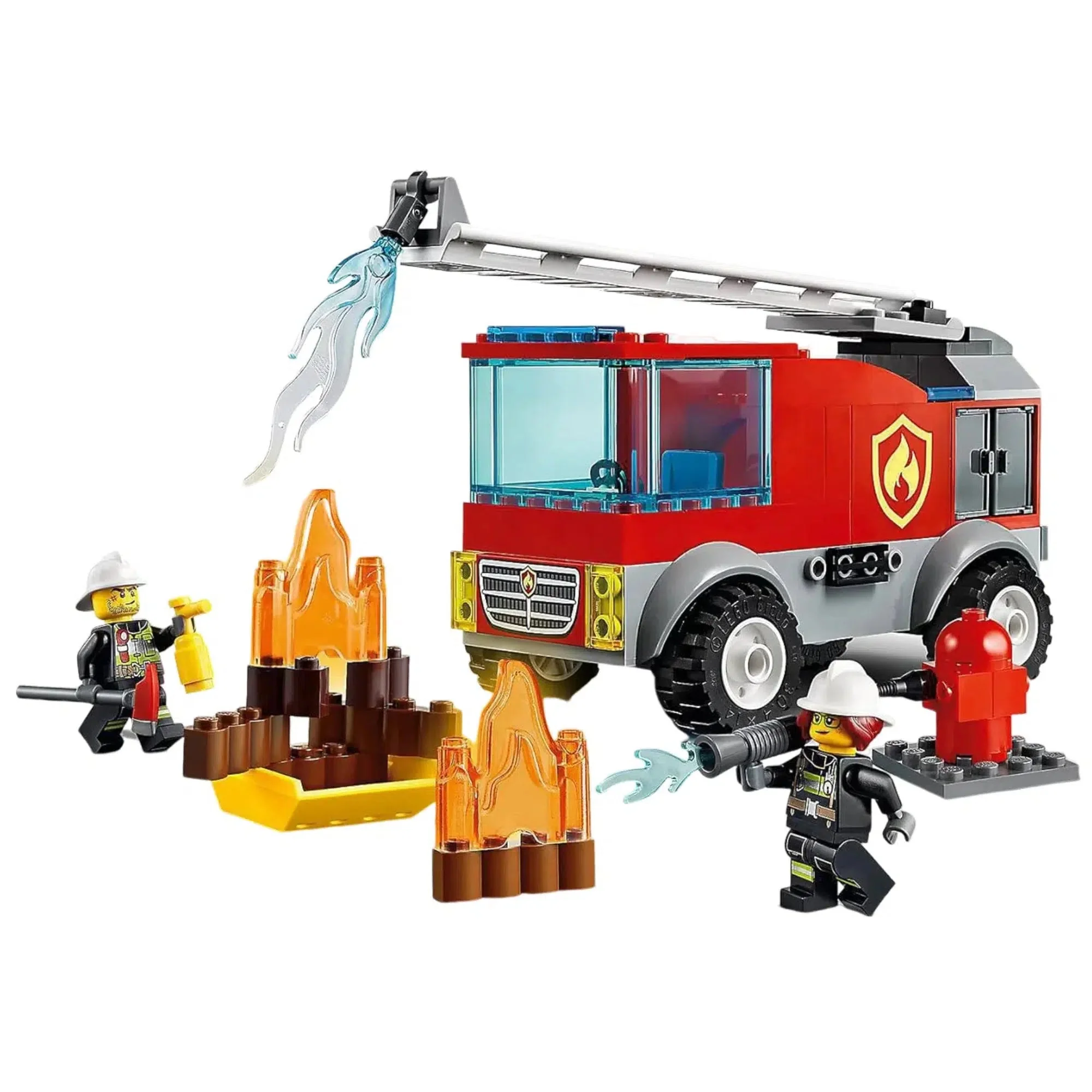 LEGO [City] - Fire Ladder Truck Building Set - Fire Series (60280) - Image 3