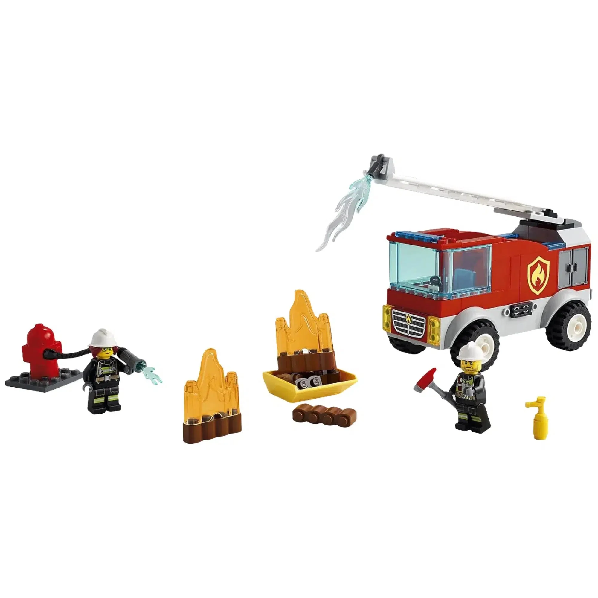 LEGO [City] - Fire Ladder Truck Building Set - Fire Series (60280) - Image 4