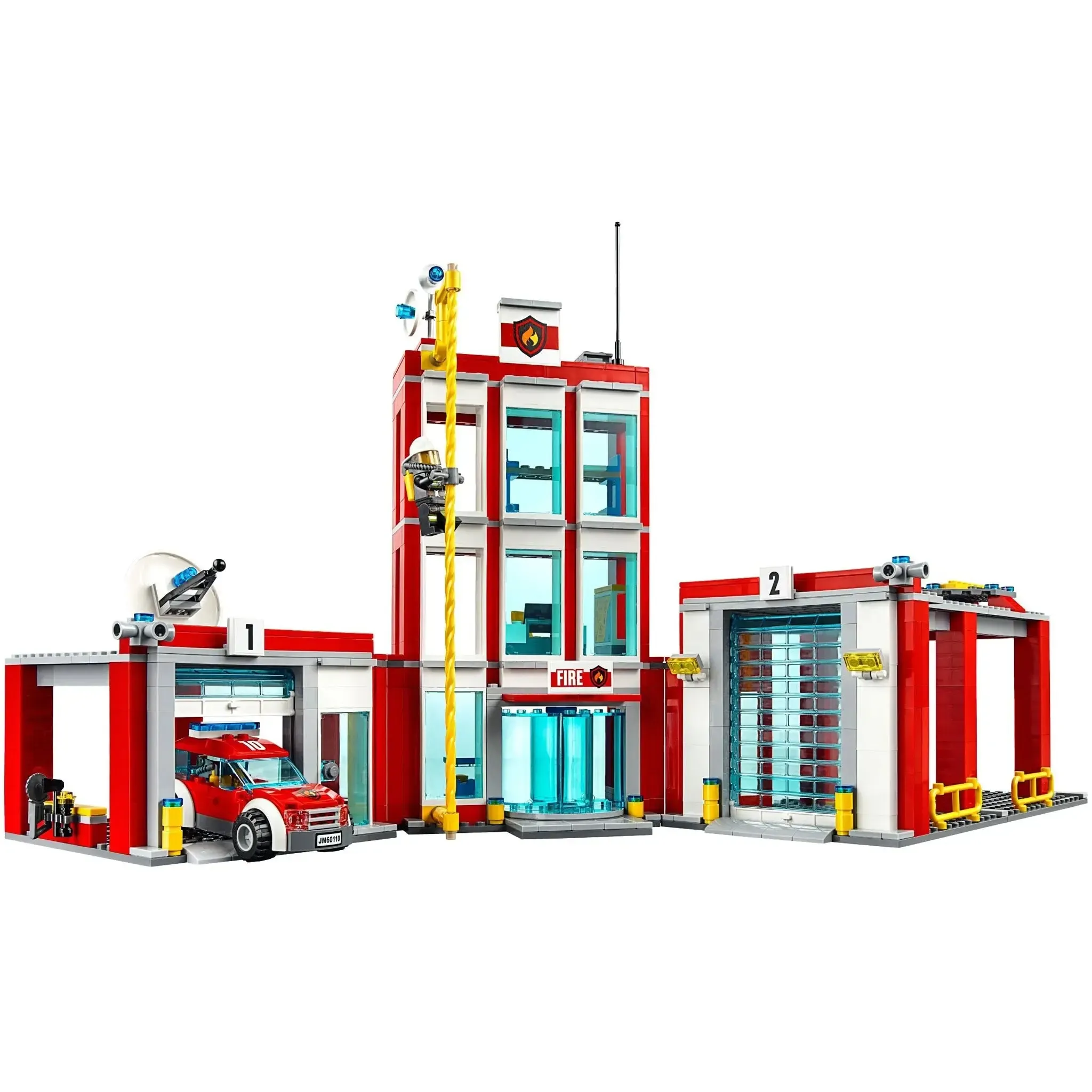 LEGO [City] - Fire Station Building Set - Fire Series (60110) - Image 4