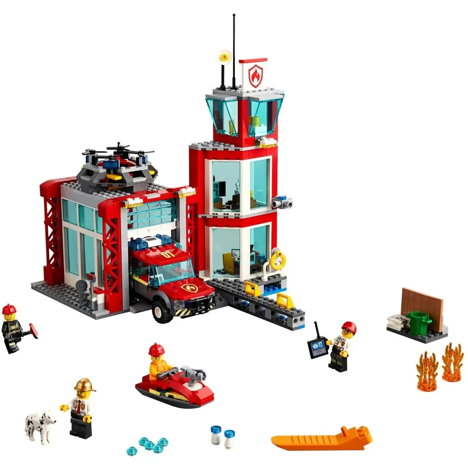 LEGO [City] - Fire Station Building Set - Fire Series (60215) - Image 2