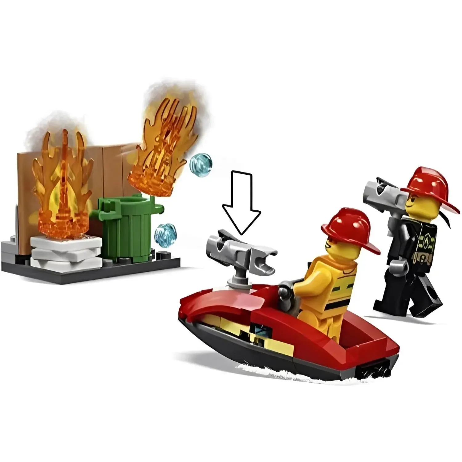 LEGO [City] - Fire Station Building Set - Fire Series (60215) - Image 5