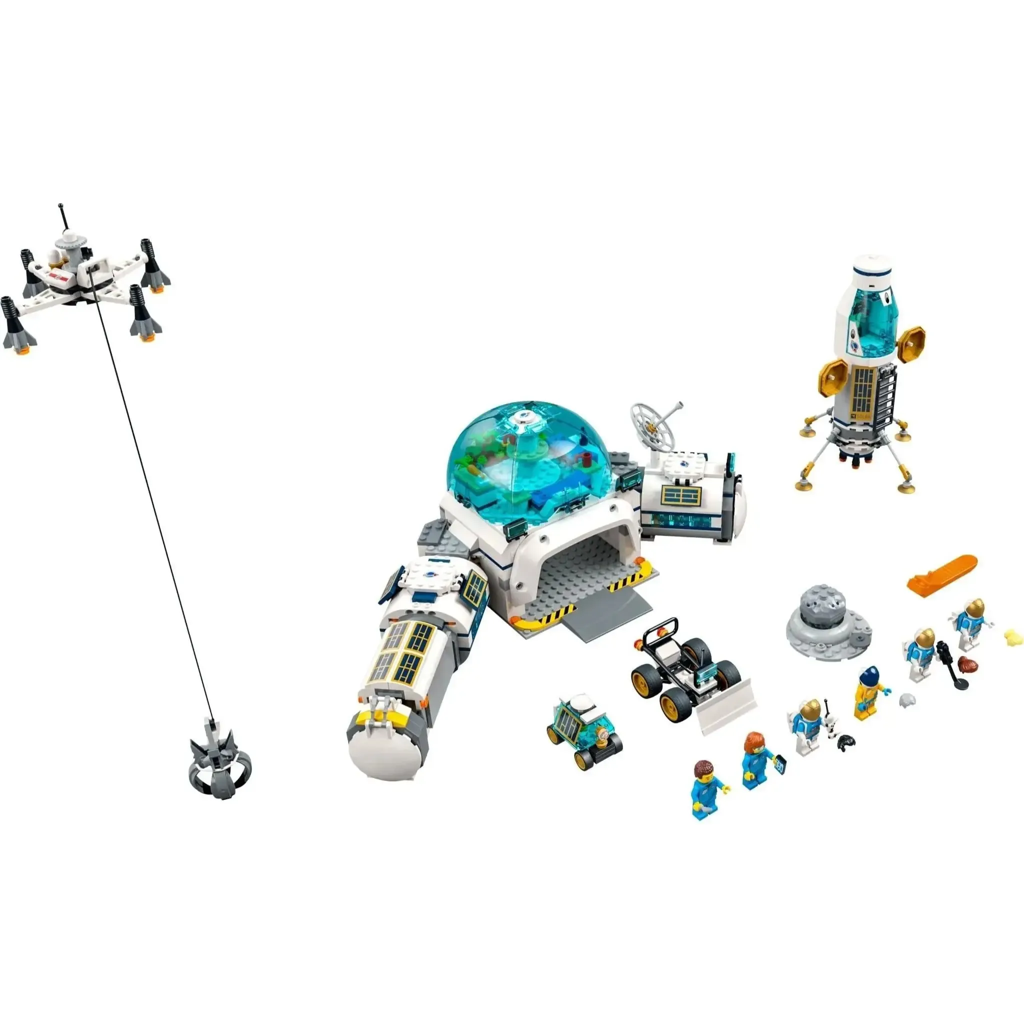 LEGO [City] - Lunar Research Base Building Set - Space Series (60350) - Image 2