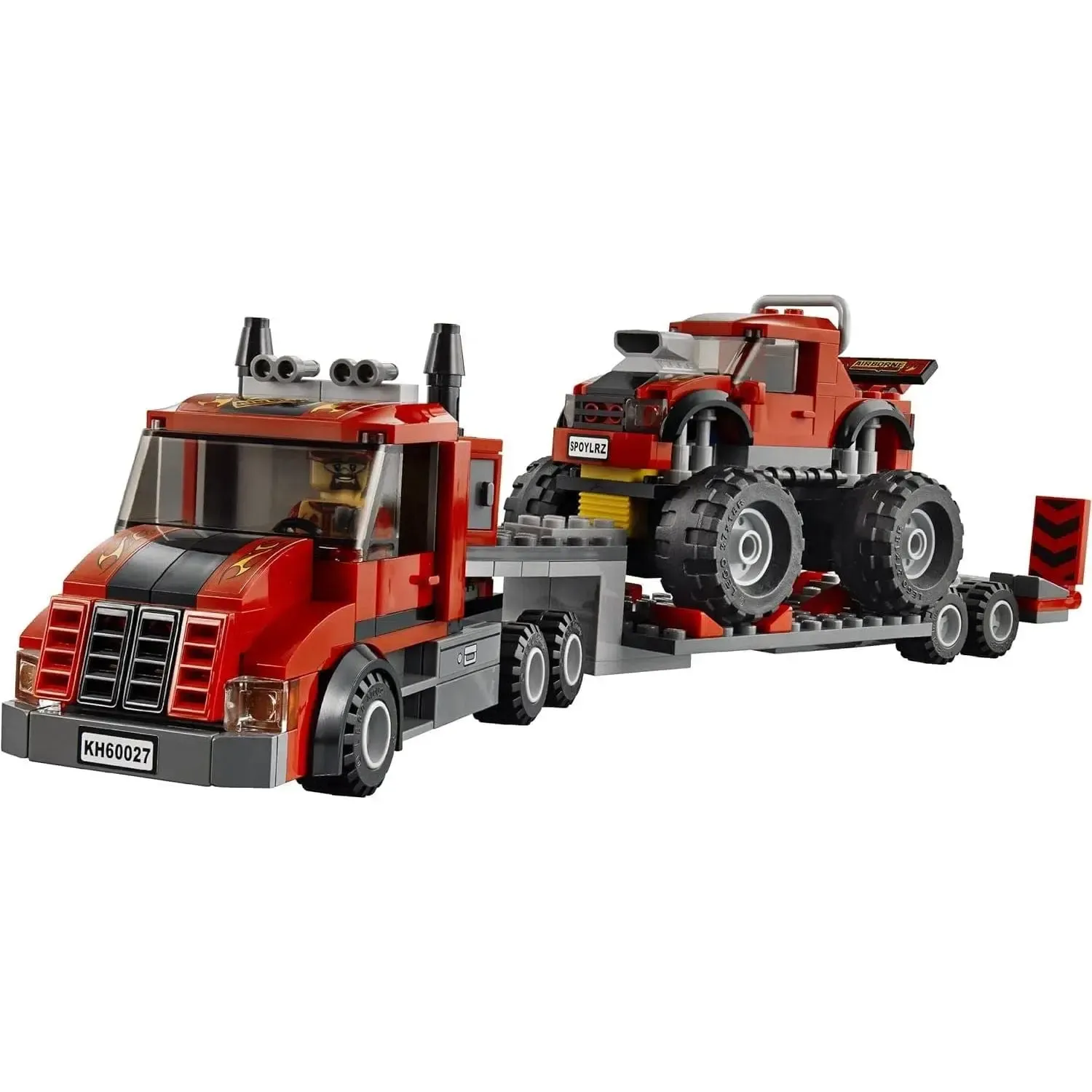 LEGO [City] - Monster Truck Transporter Building Set - Great Vehicles Series (60027) - Image 4