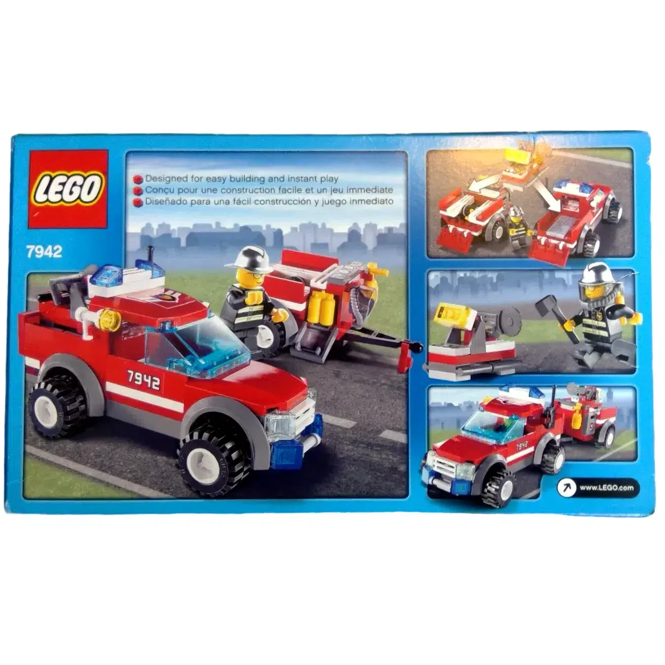 LEGO [City] - Off-Road Fire Rescue Building Set - Fire Series (7942) - Image 7