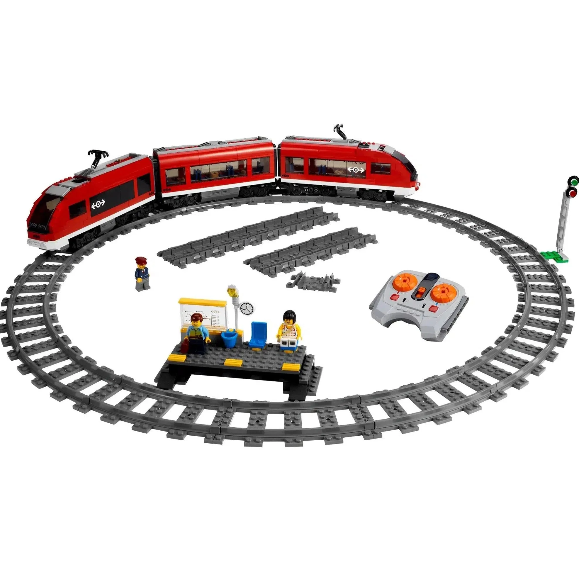 LEGO [City] - Passenger Train Building Set - Trains Series (7938) - Image 2