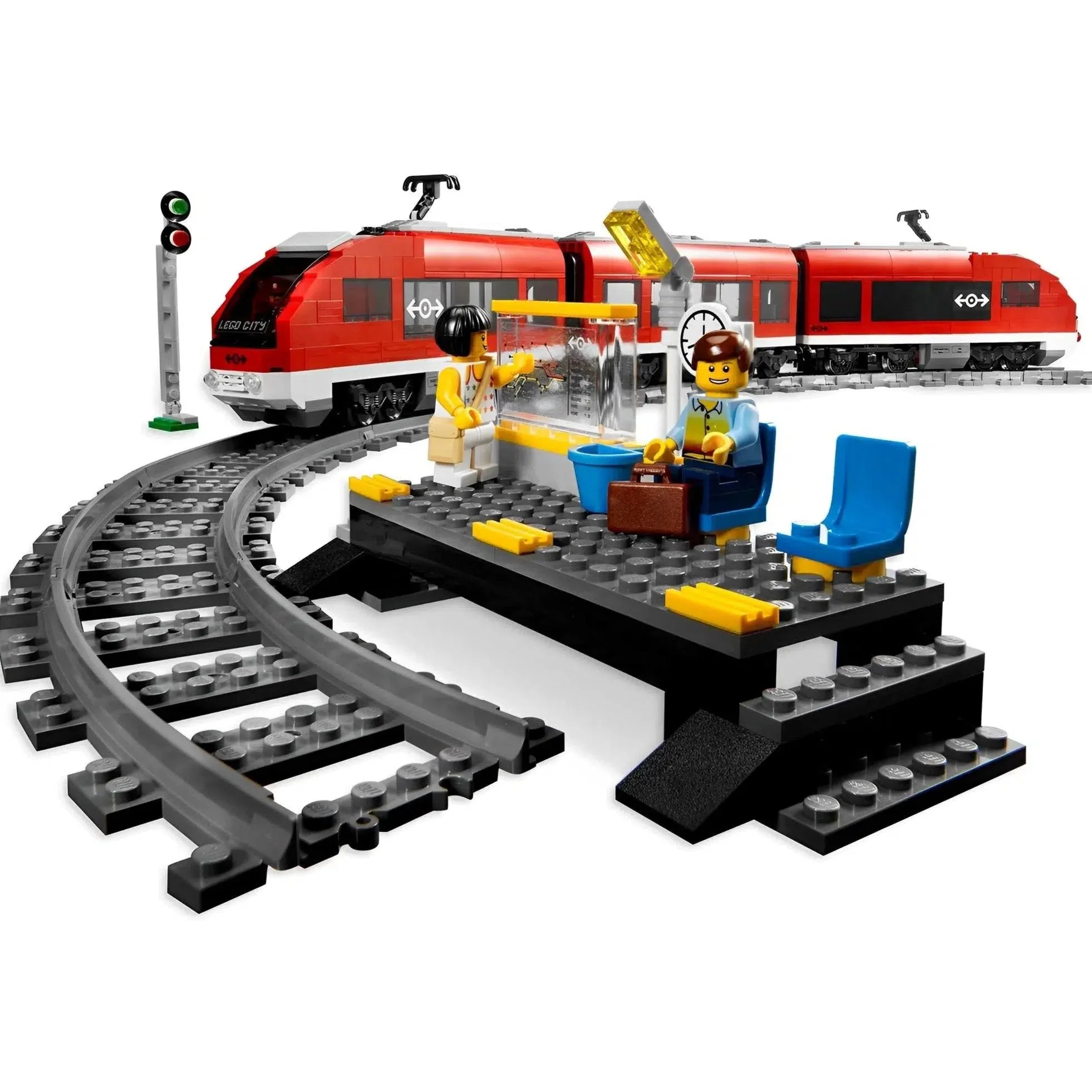LEGO [City] - Passenger Train Building Set - Trains Series (7938) - Image 3