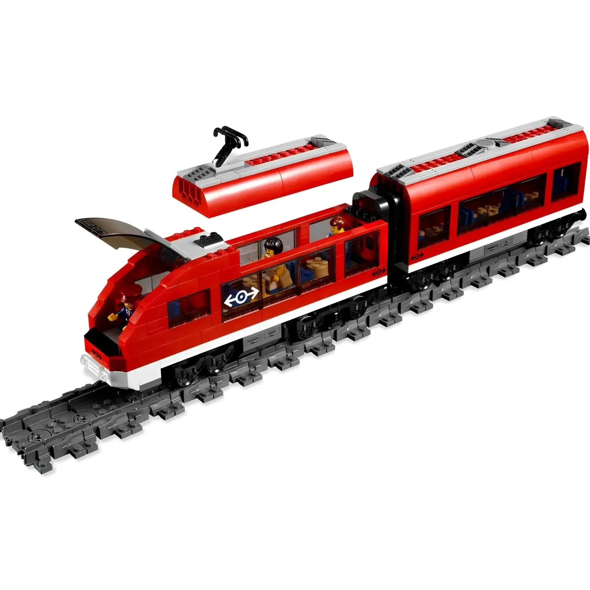LEGO [City] - Passenger Train Building Set - Trains Series (7938) - Image 6