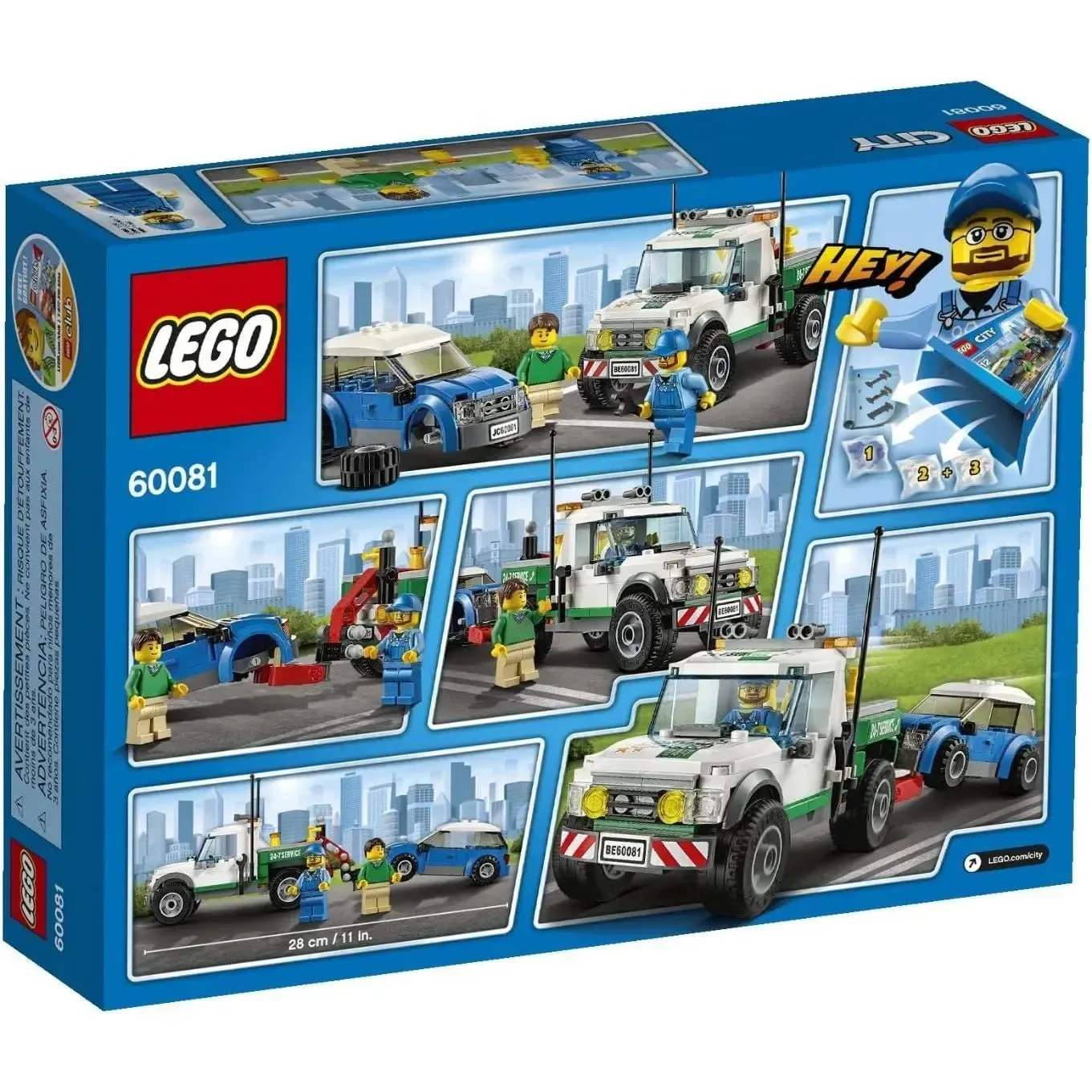 LEGO [City] - Pickup Tow Truck Building Set - Traffic Series (60081) - Image 3