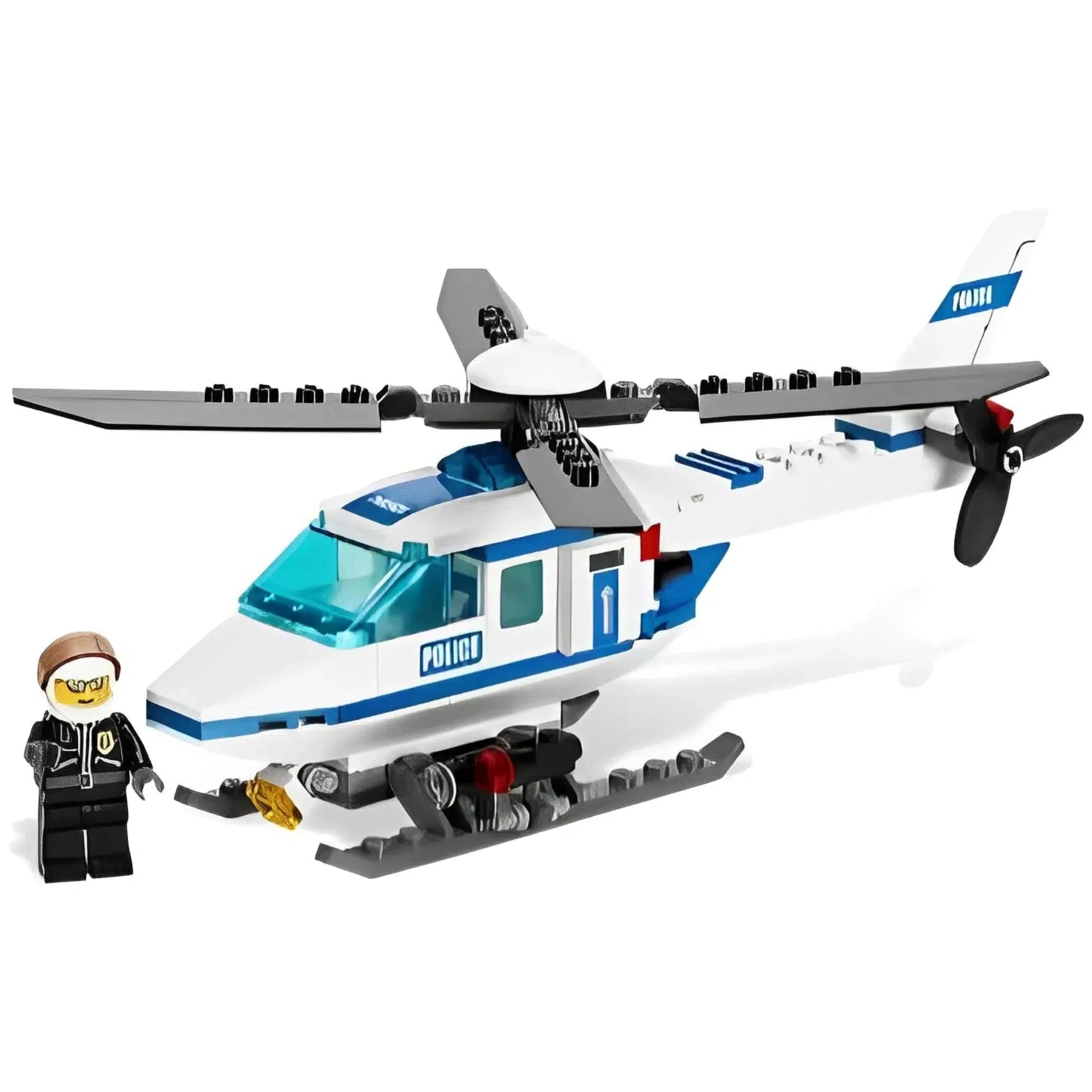 LEGO [City] - Police Helicopter Building Set - Police Series (7741) - Image 2