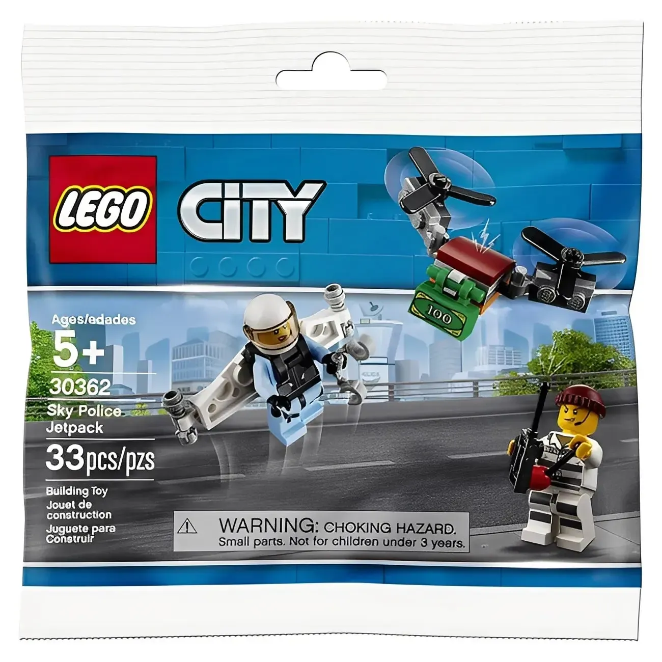 LEGO [City] - Sky Police Jetpack Building Set - Sky Police Series (30362)