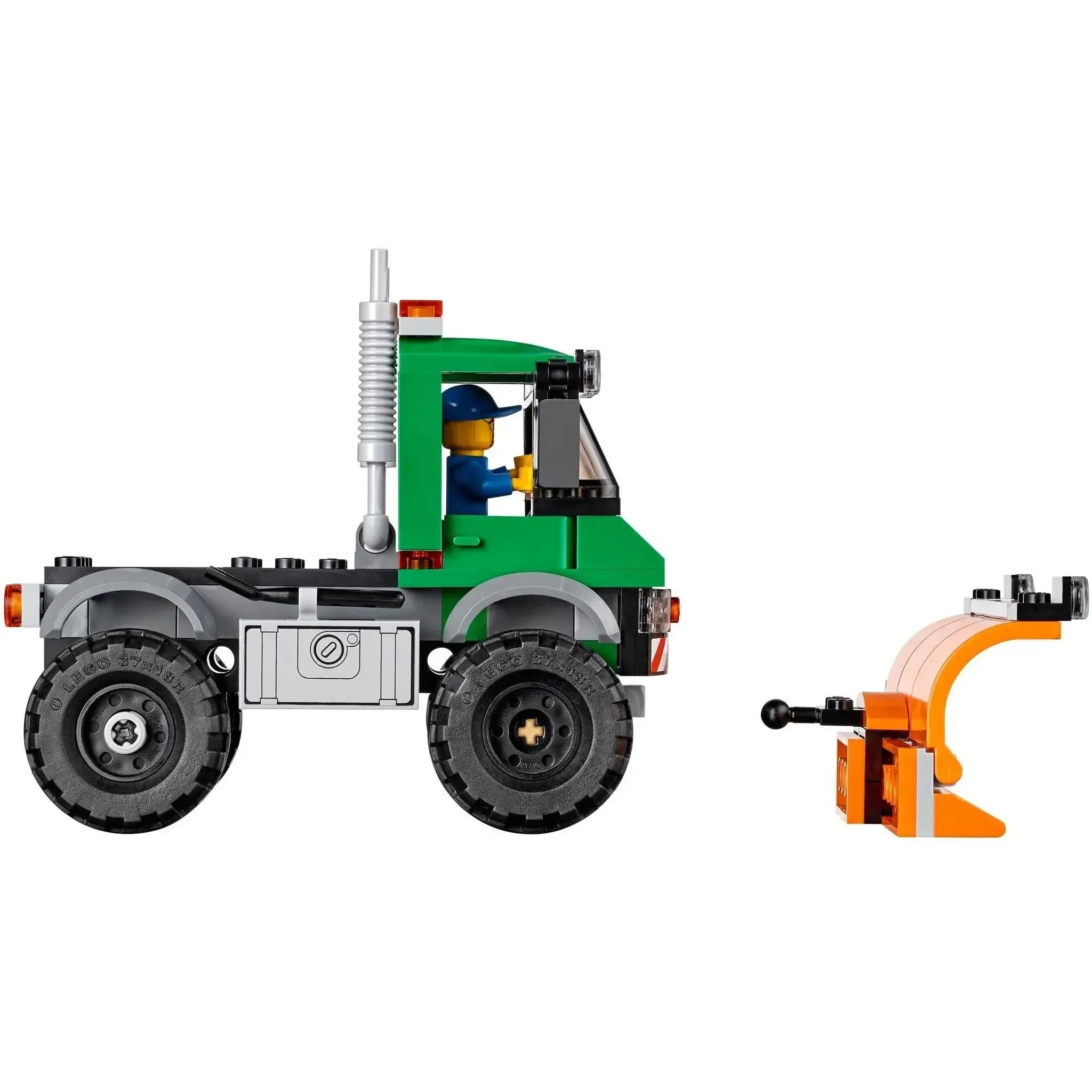 LEGO [City] - Snowplough Truck Building Set - Traffic Series (60083) - Image 4