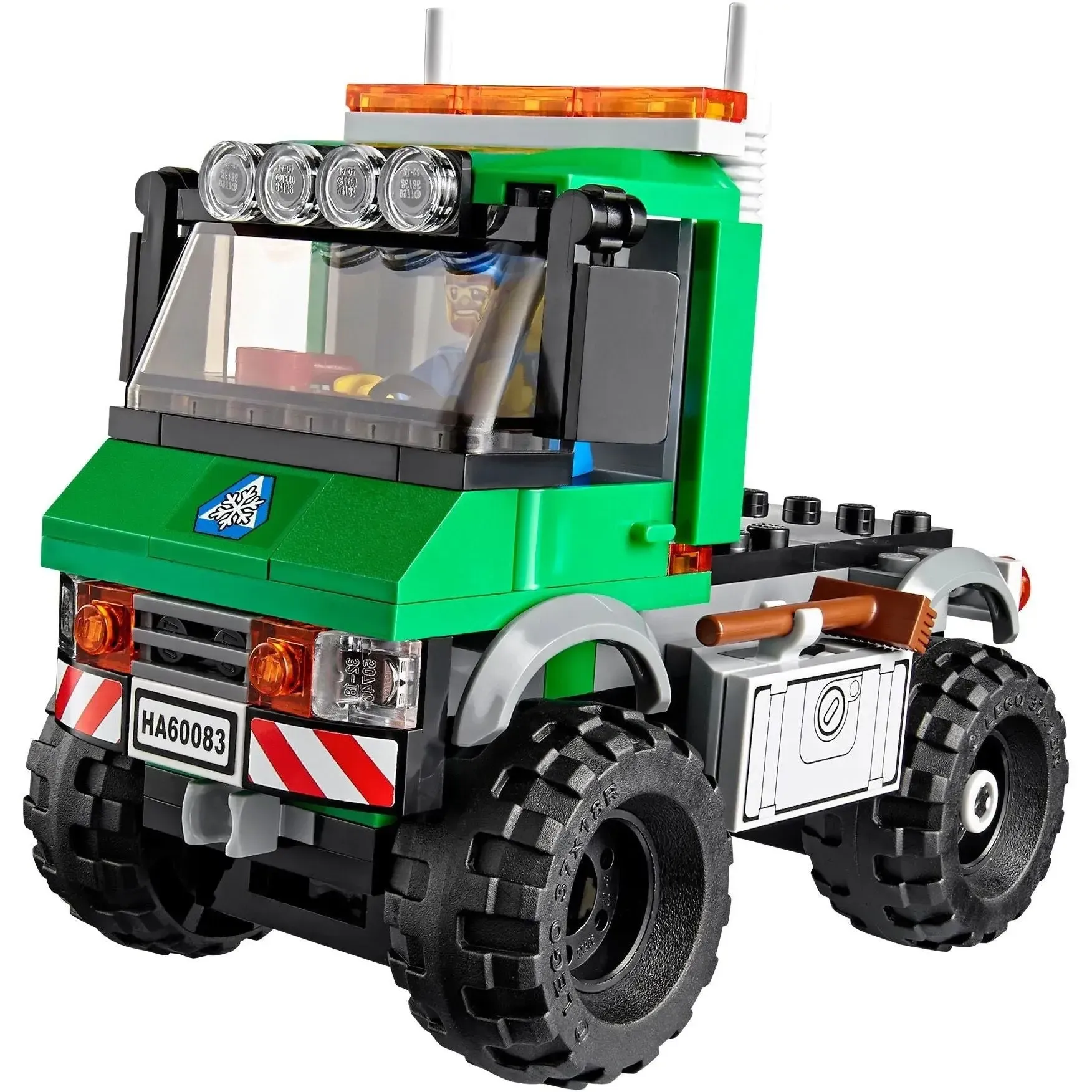 LEGO [City] - Snowplough Truck Building Set - Traffic Series (60083) - Image 5
