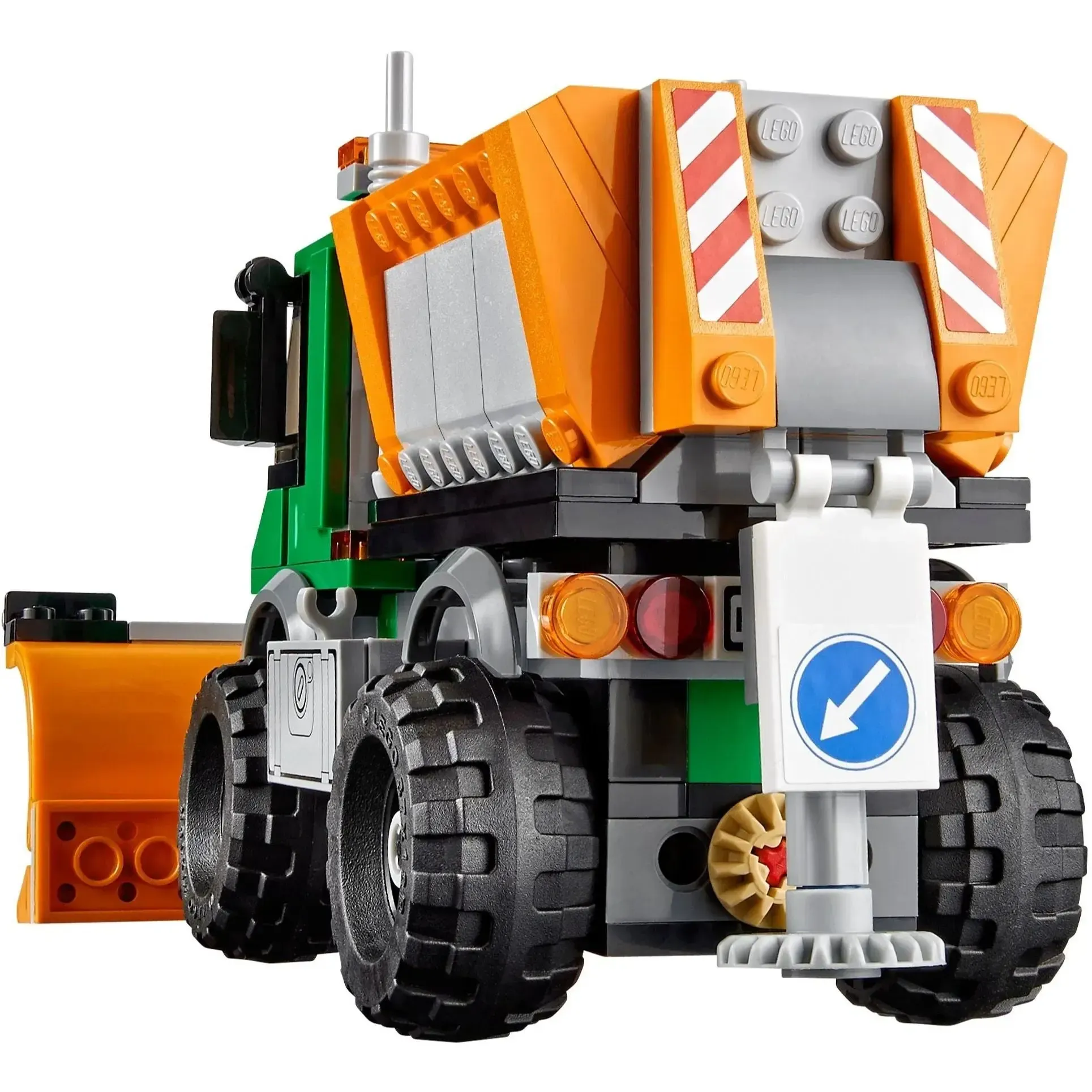 LEGO [City] - Snowplough Truck Building Set - Traffic Series (60083) - Image 6