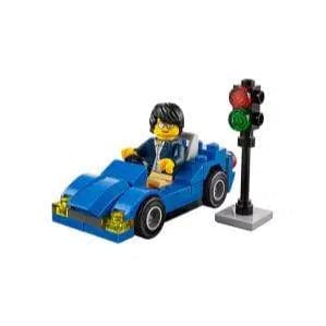 LEGO [City] - Sports Car Building Set - Traffic Series (30349) - Image 2